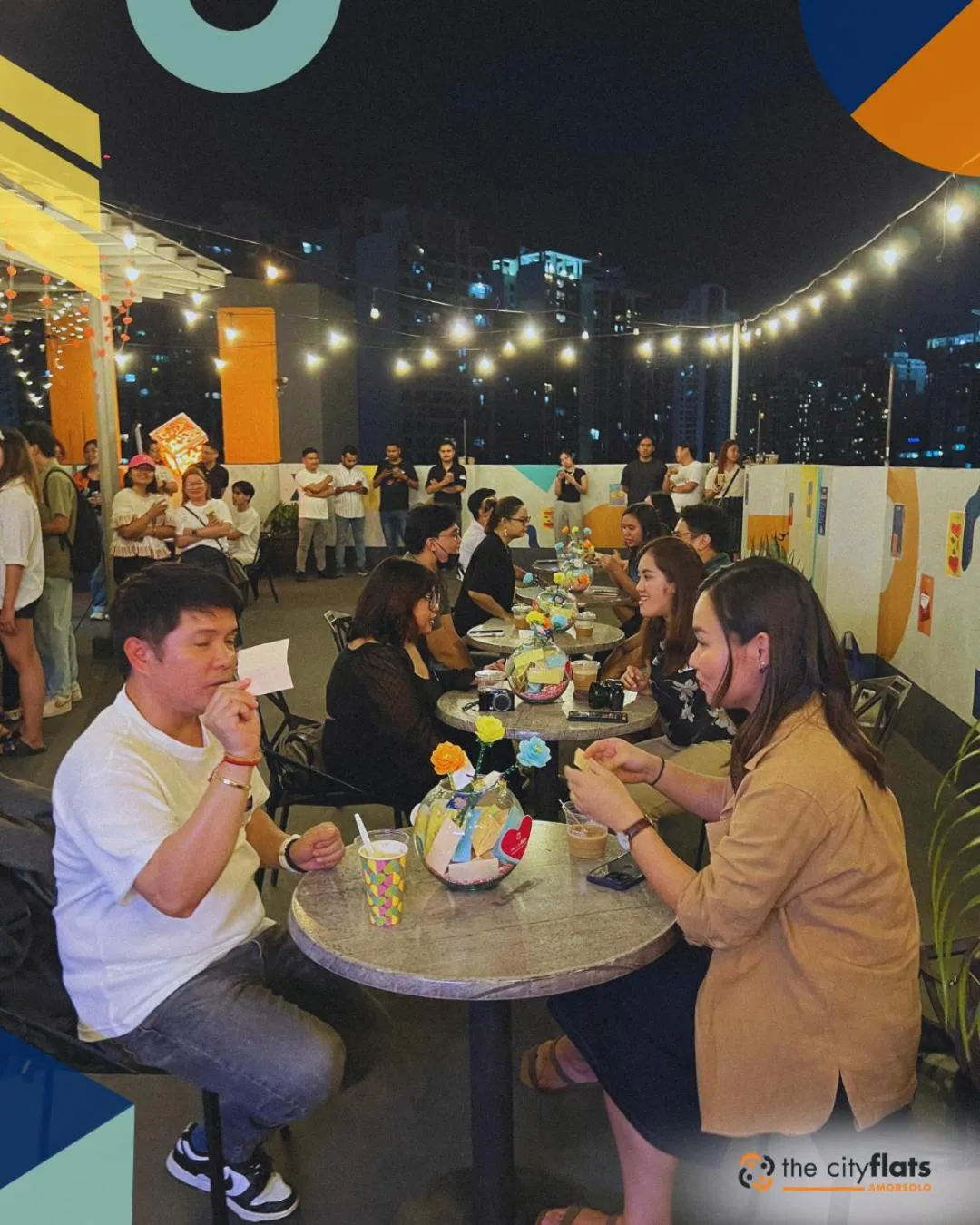 People in The City Flats Amorsolo