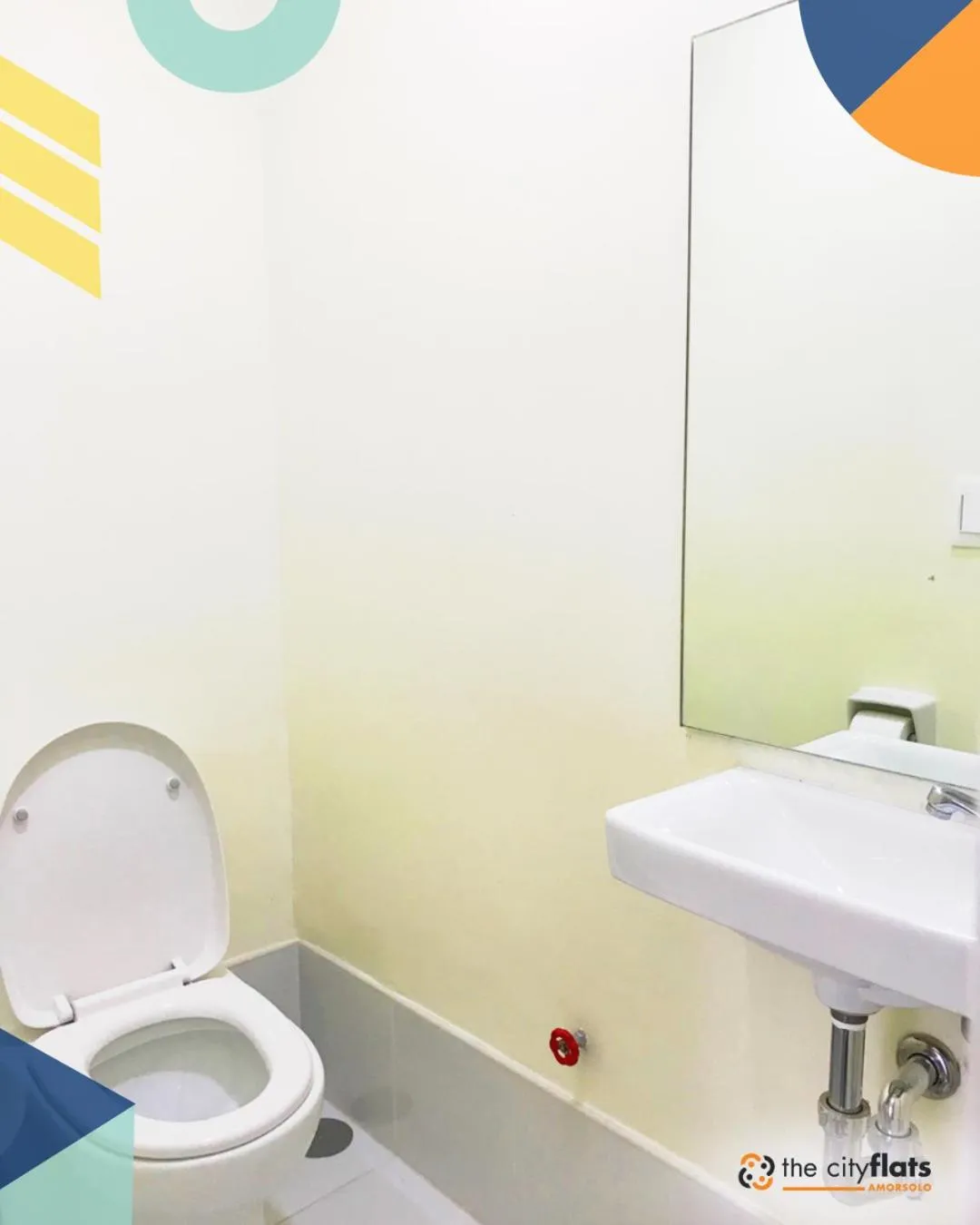 Bathroom in The City Flats Amorsolo