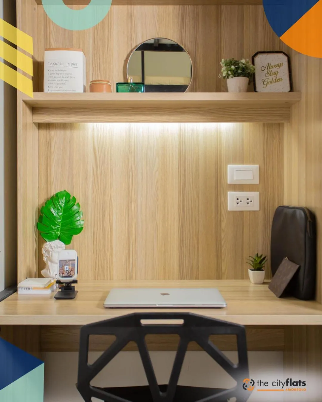 Decorative detail in The City Flats Amorsolo