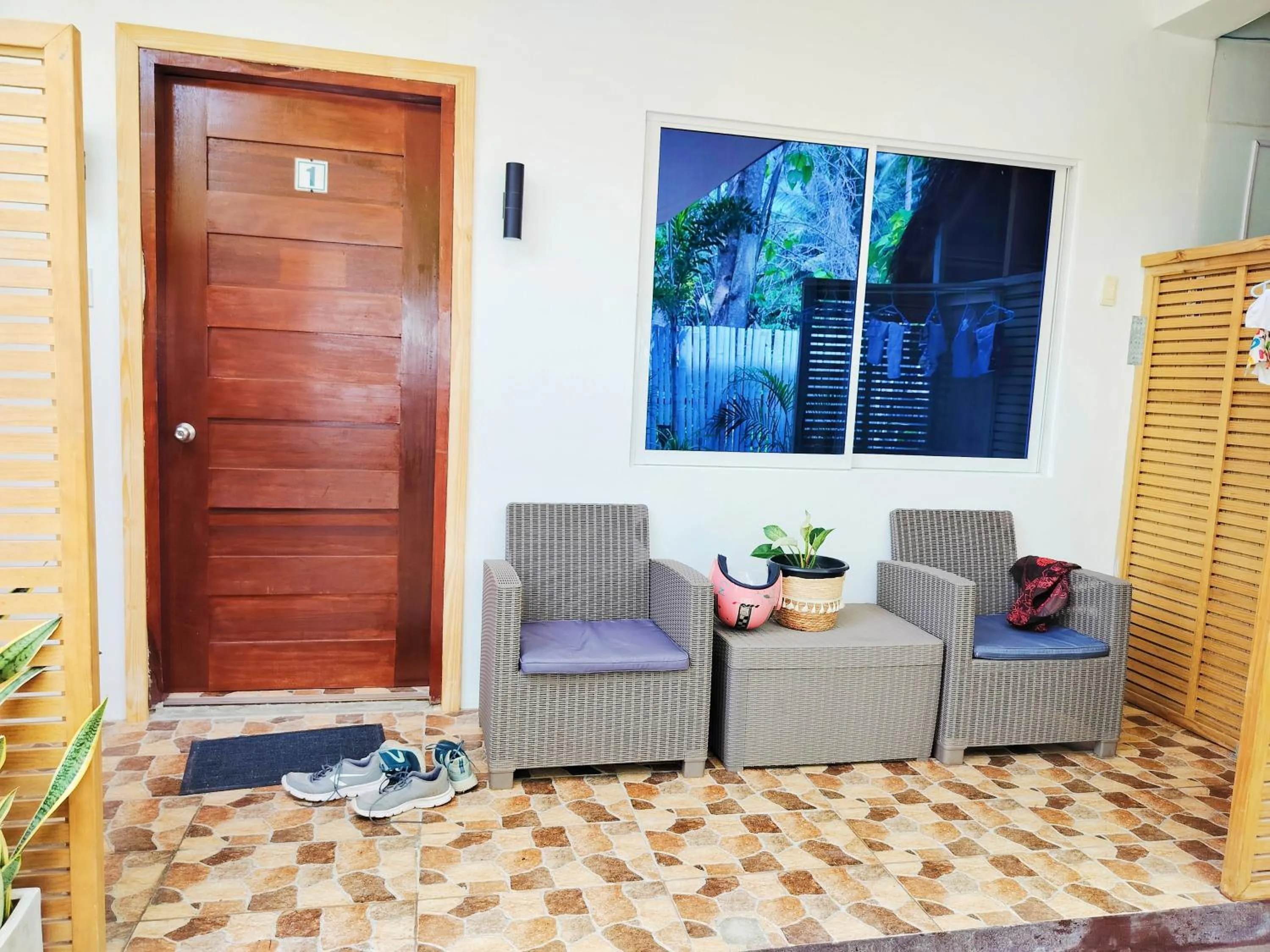 Living room in Swakihan Guest House