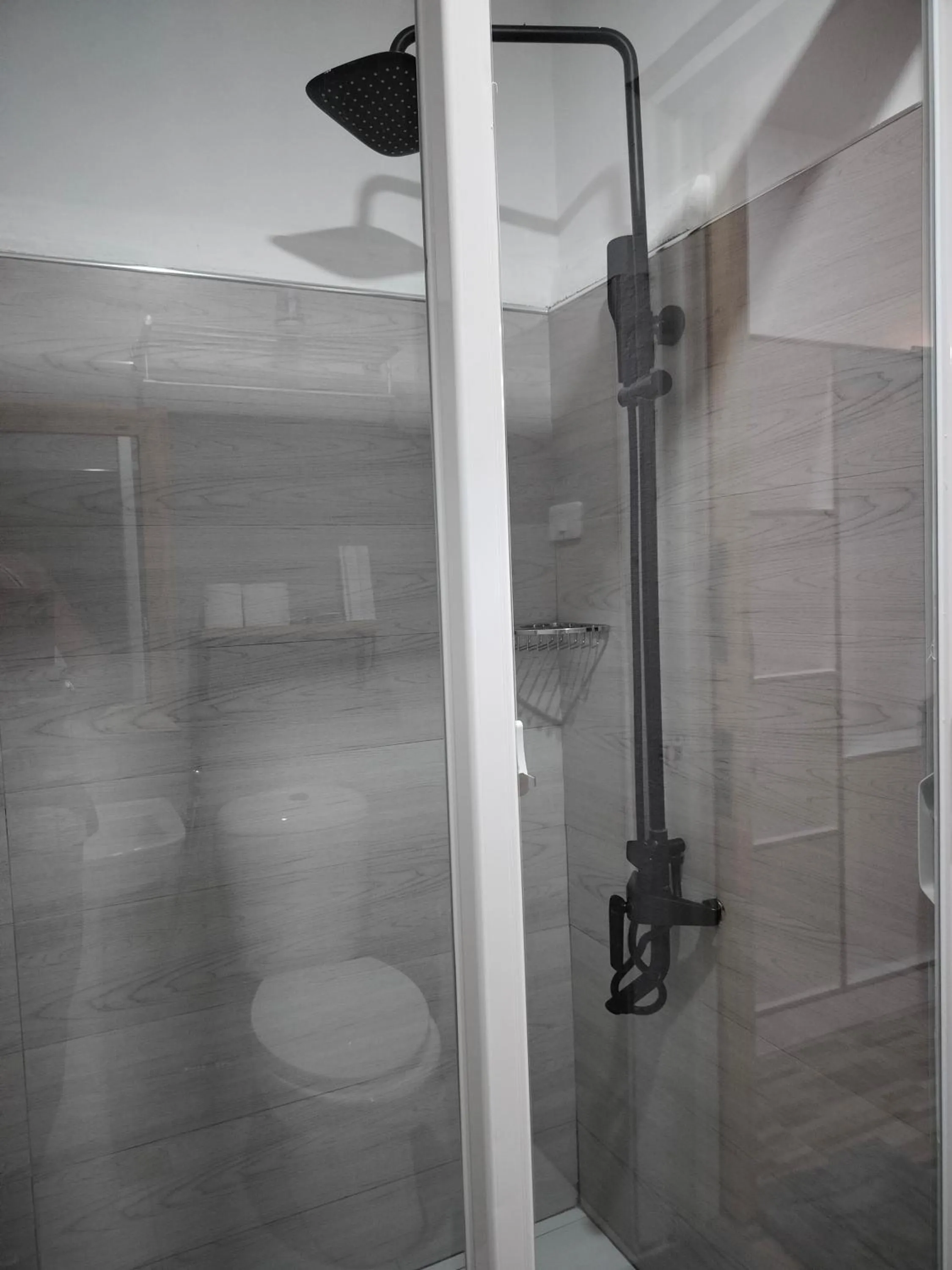 Shower in Swakihan Guest House