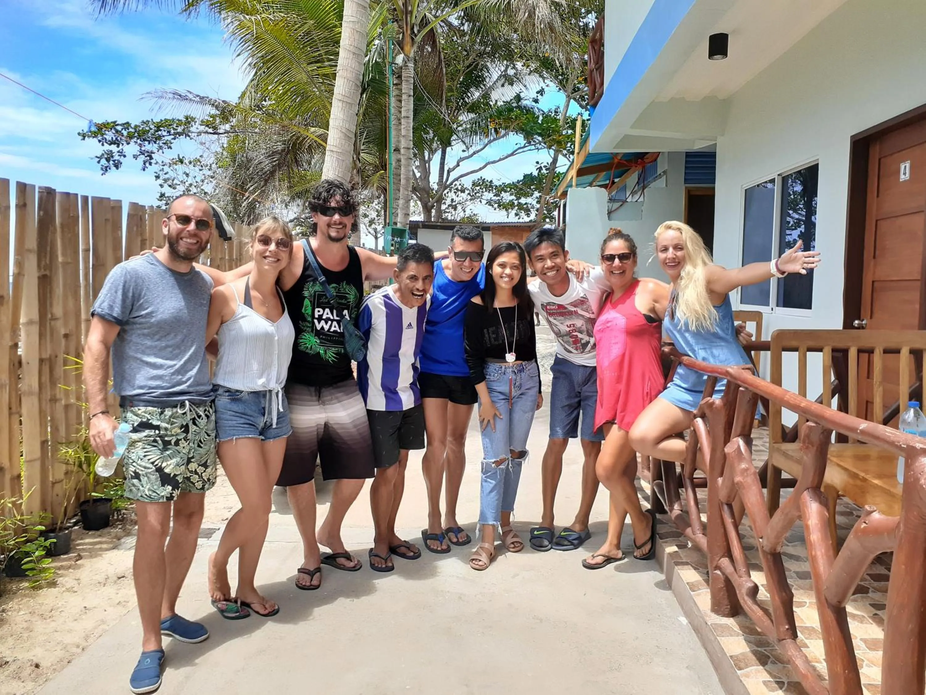 group of guests in Swakihan Guest House