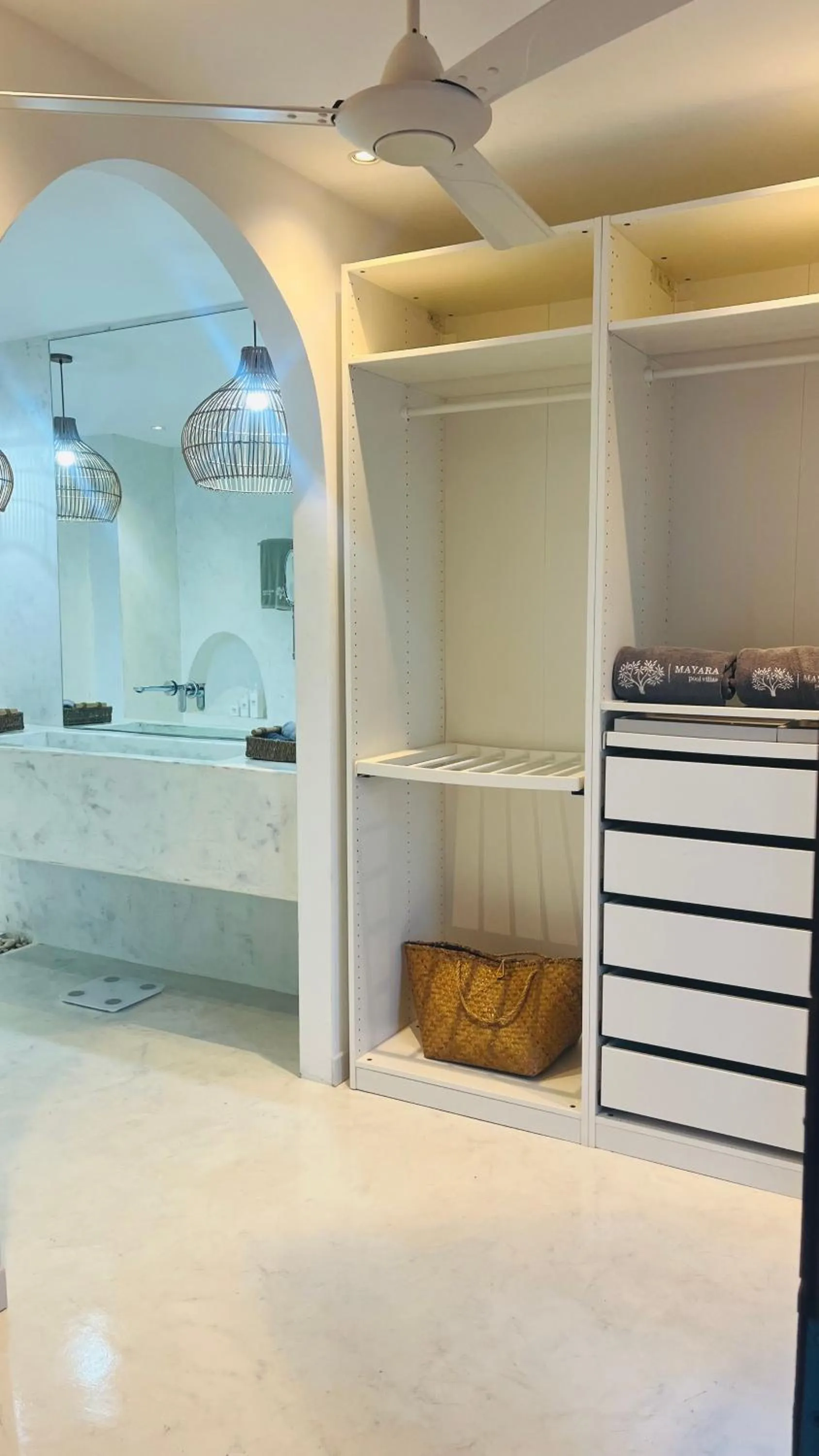 wardrobe in Mayara pool villas - Adults only