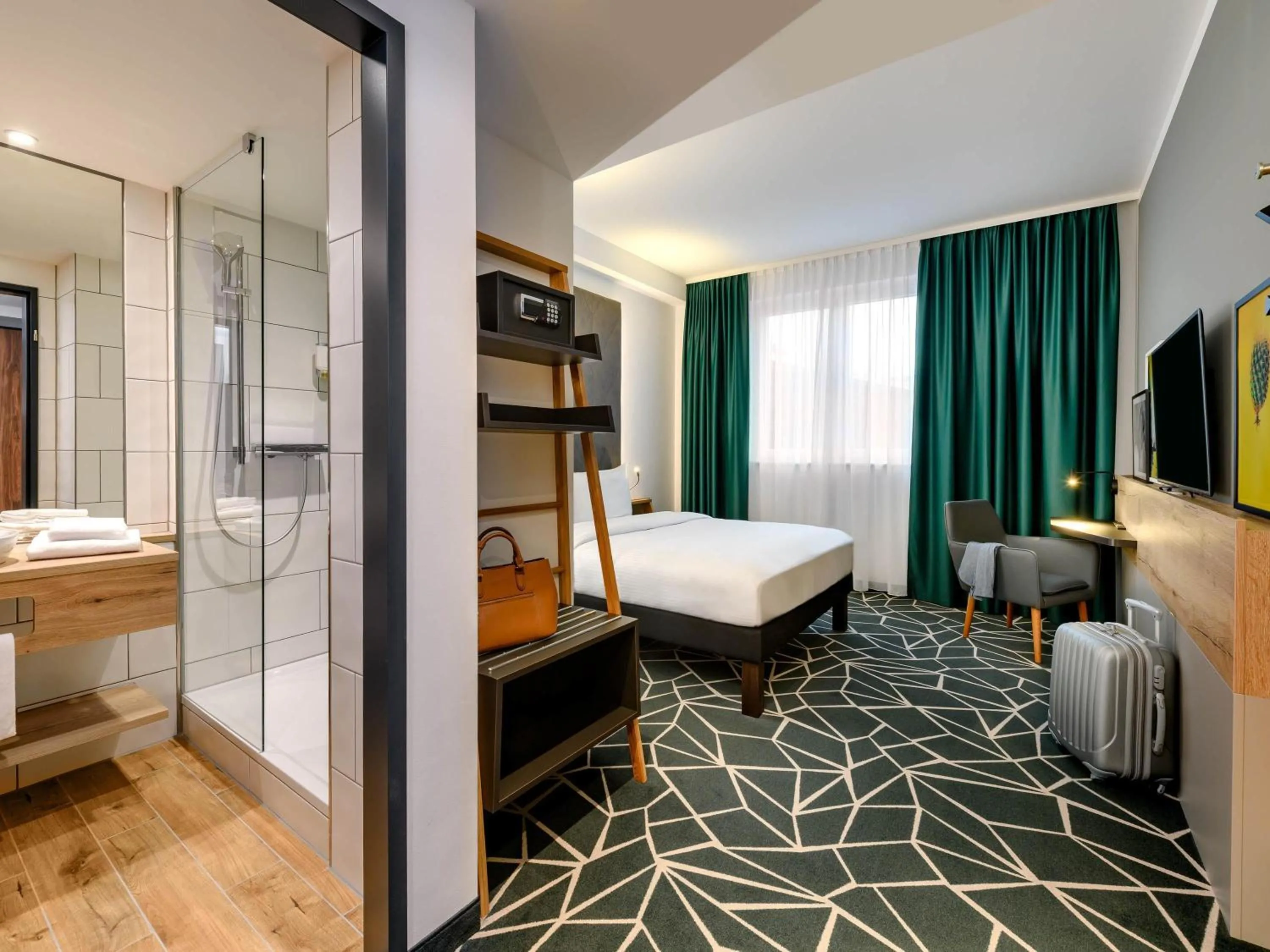 Bedroom, Bed in Ibis Styles Aschaffenburg