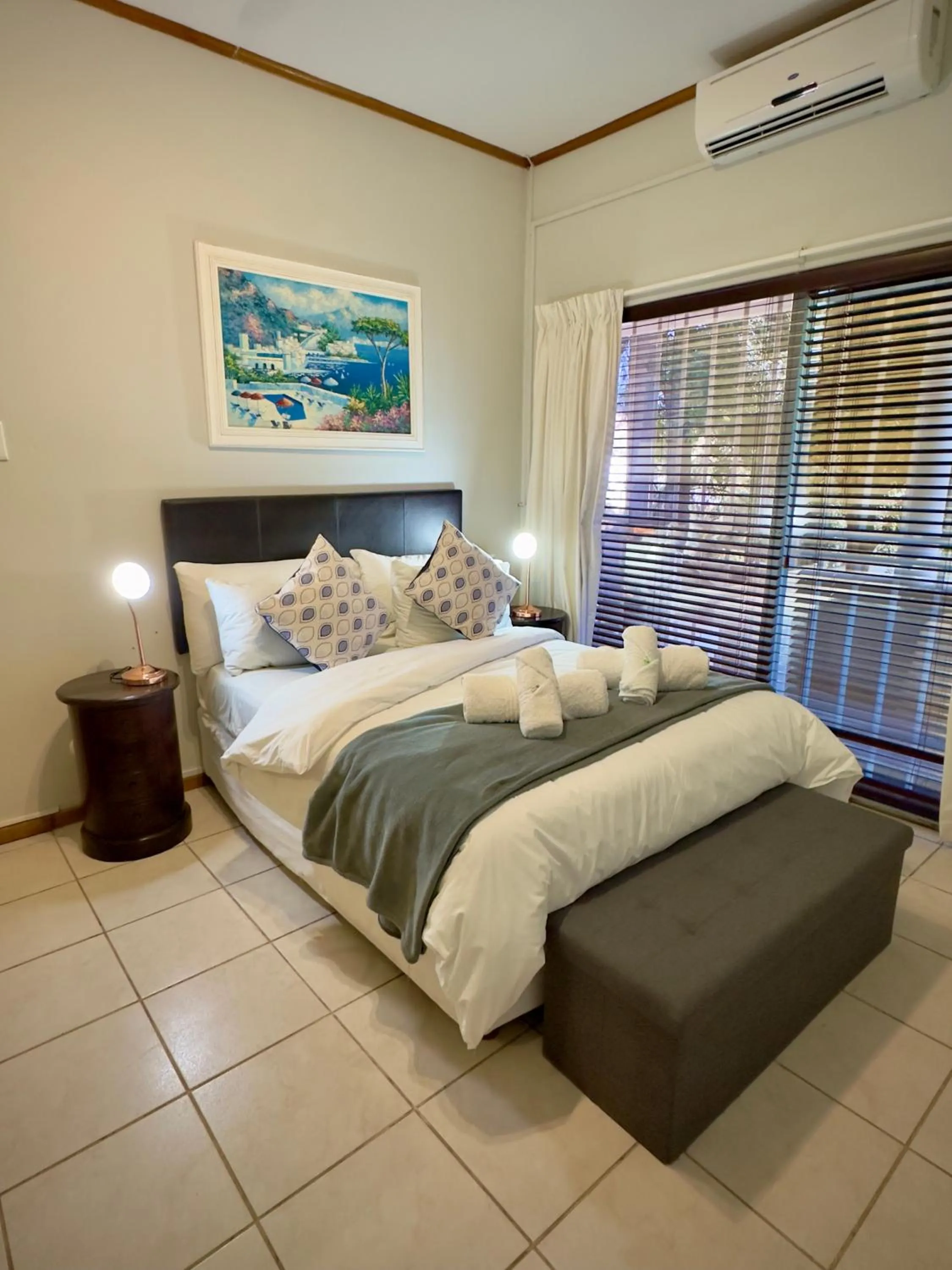 Bed in Kliprand Guest House