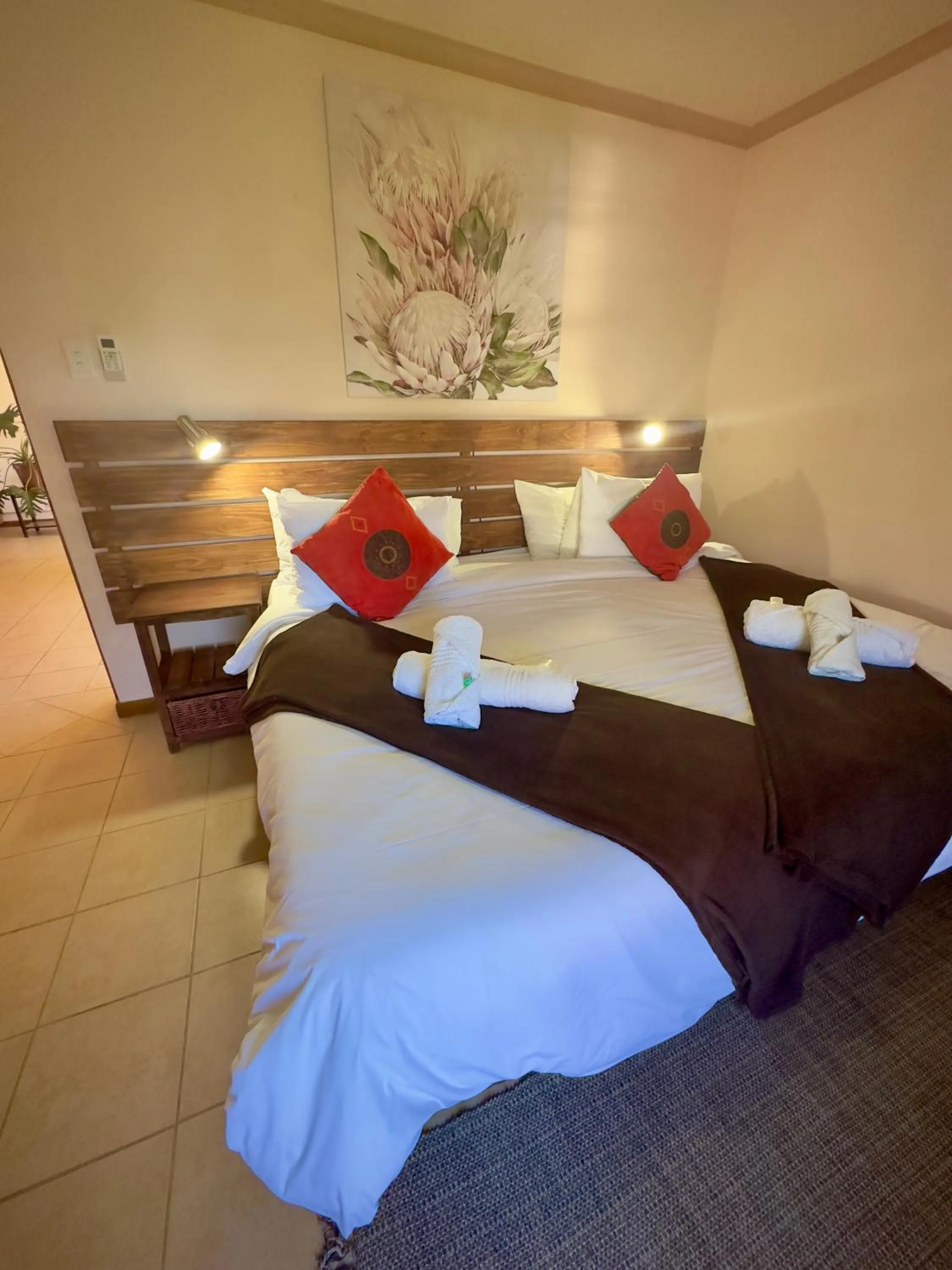 Bed in Kliprand Guest House