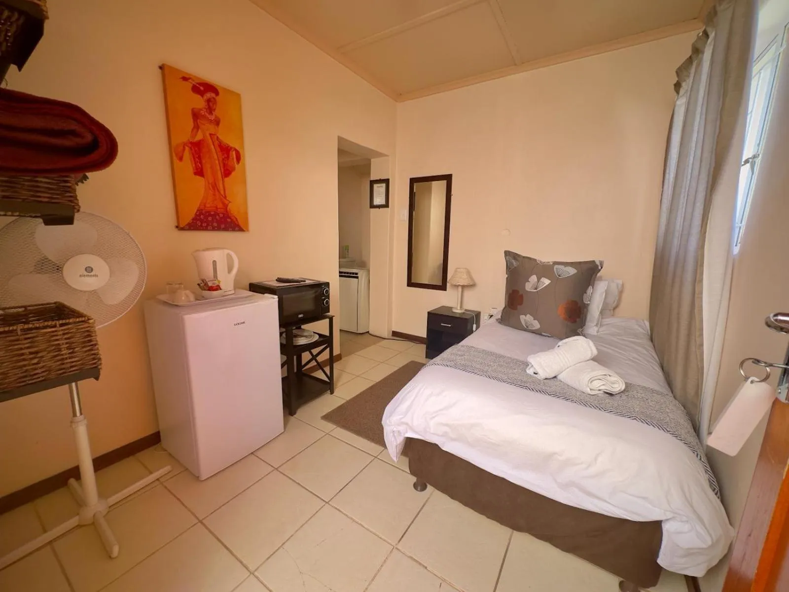 Bed in Kliprand Guest House