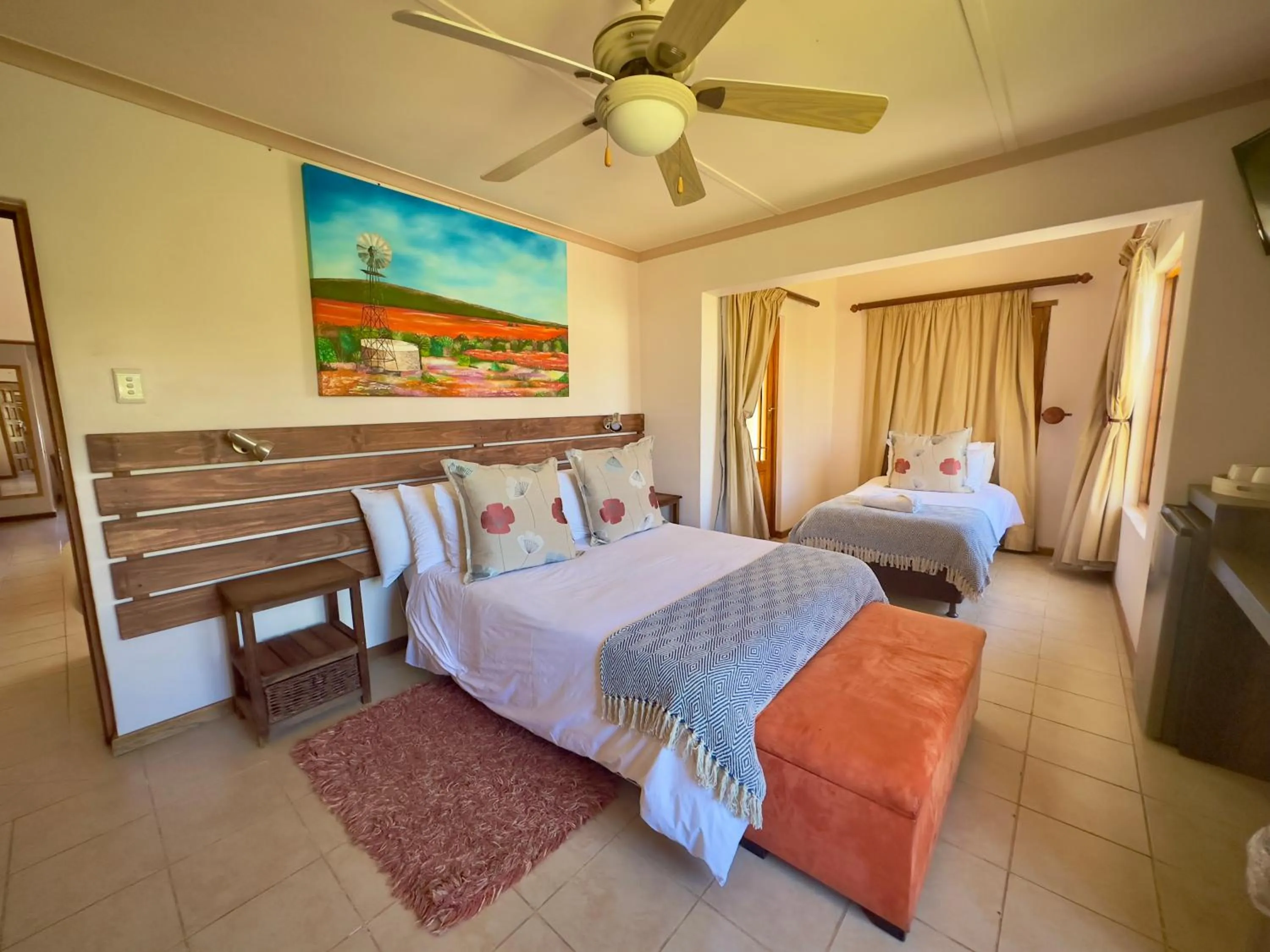 Bed in Kliprand Guest House