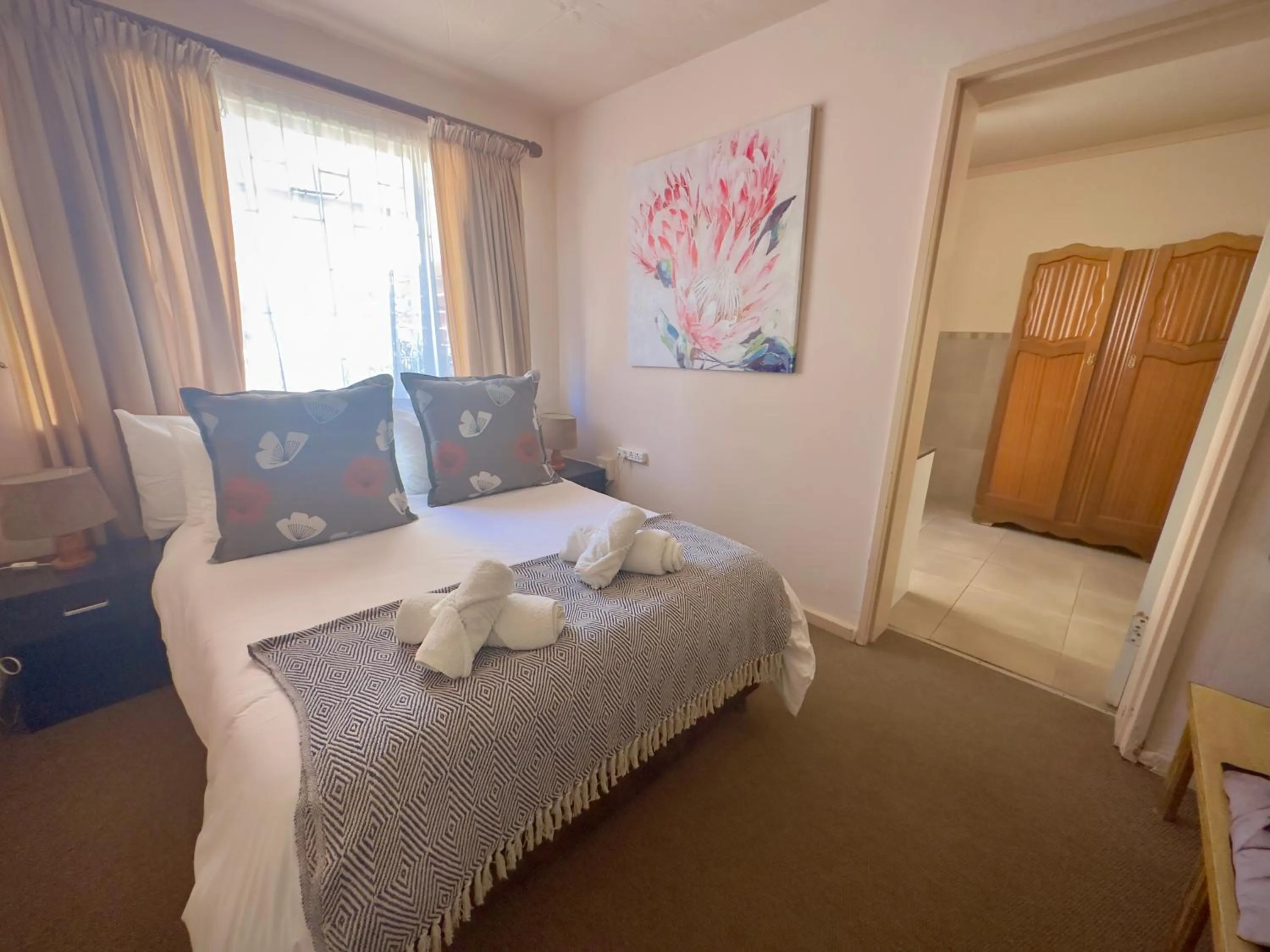 Bed in Kliprand Guest House