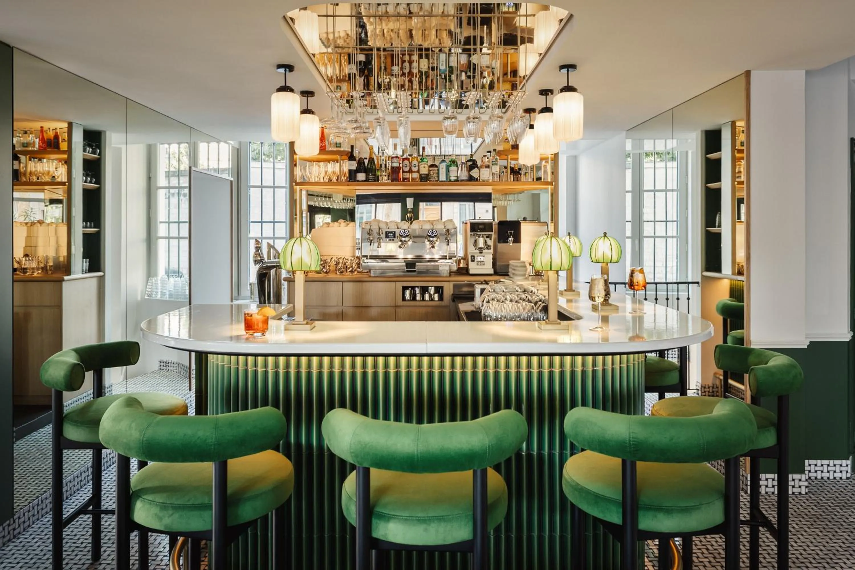 Patio in Hotel Observatoire Luxembourg