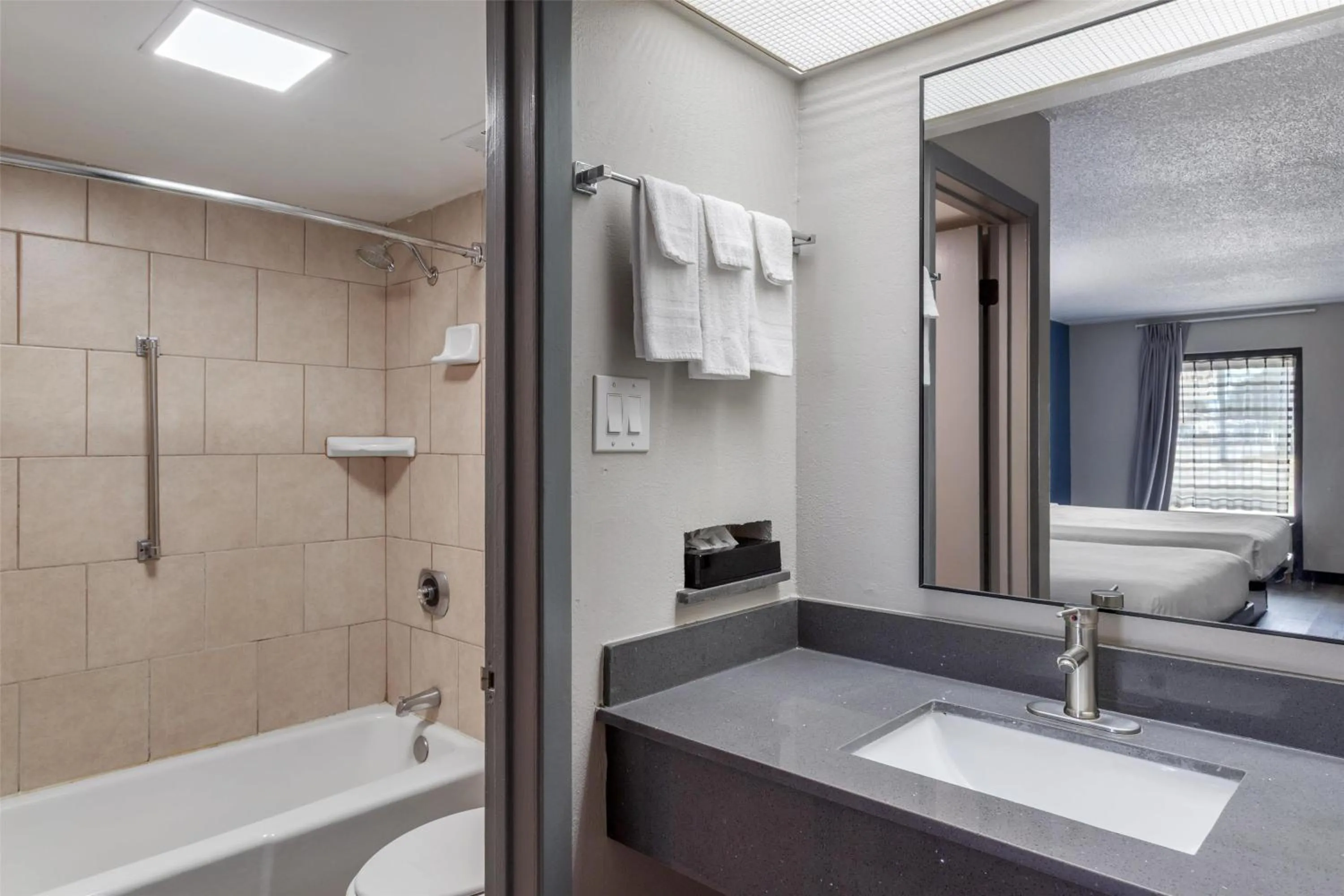 Bathroom in SureStay by Best Western Victoria