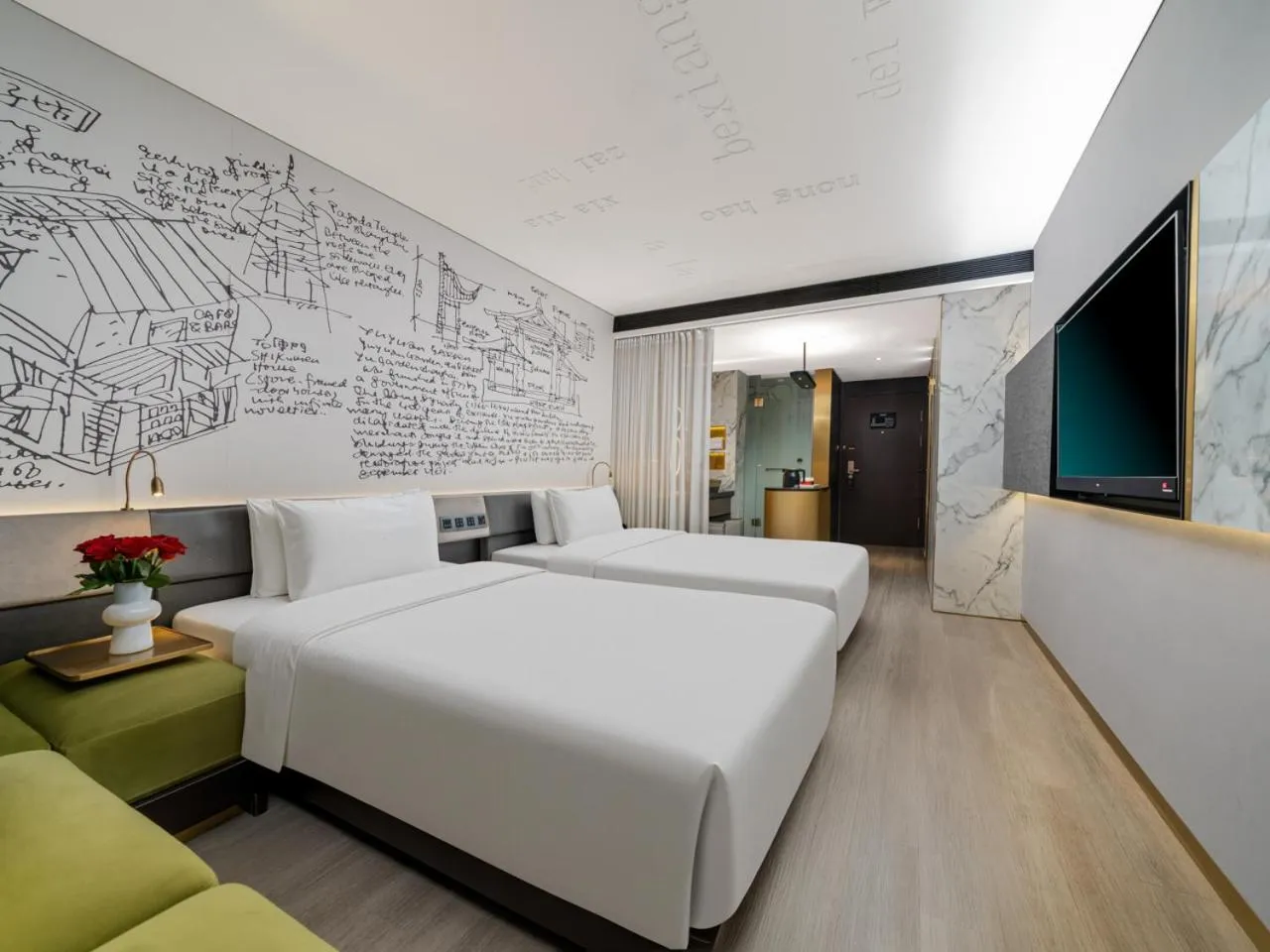 Photo of the whole room, Bed in CitiGO Hotel X Zhangjiang Shanghai