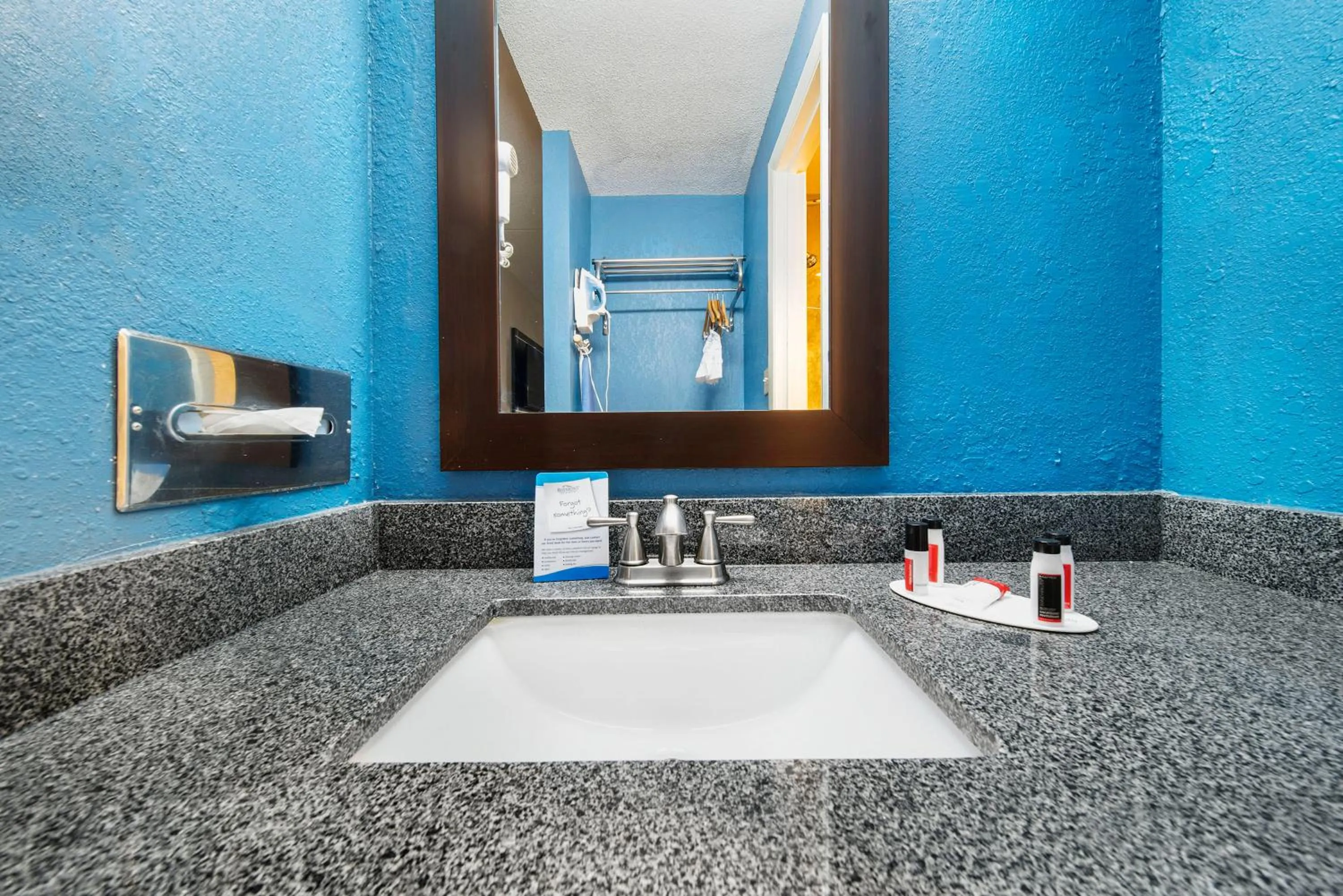 Bathroom in Baymont by Wyndham Muncie Near Ball State University