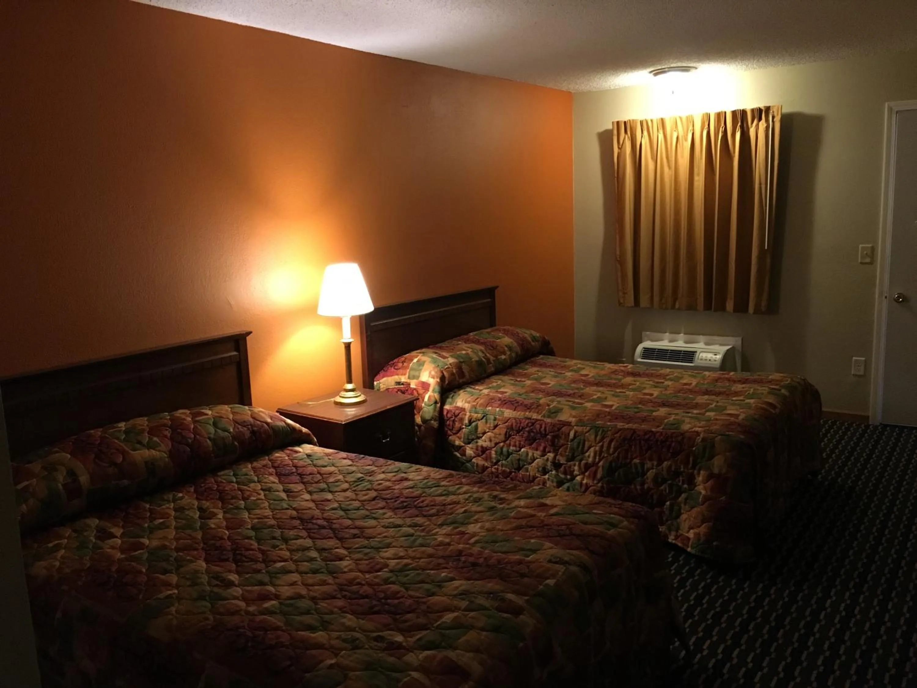 Bed in Knights Inn Merrillville