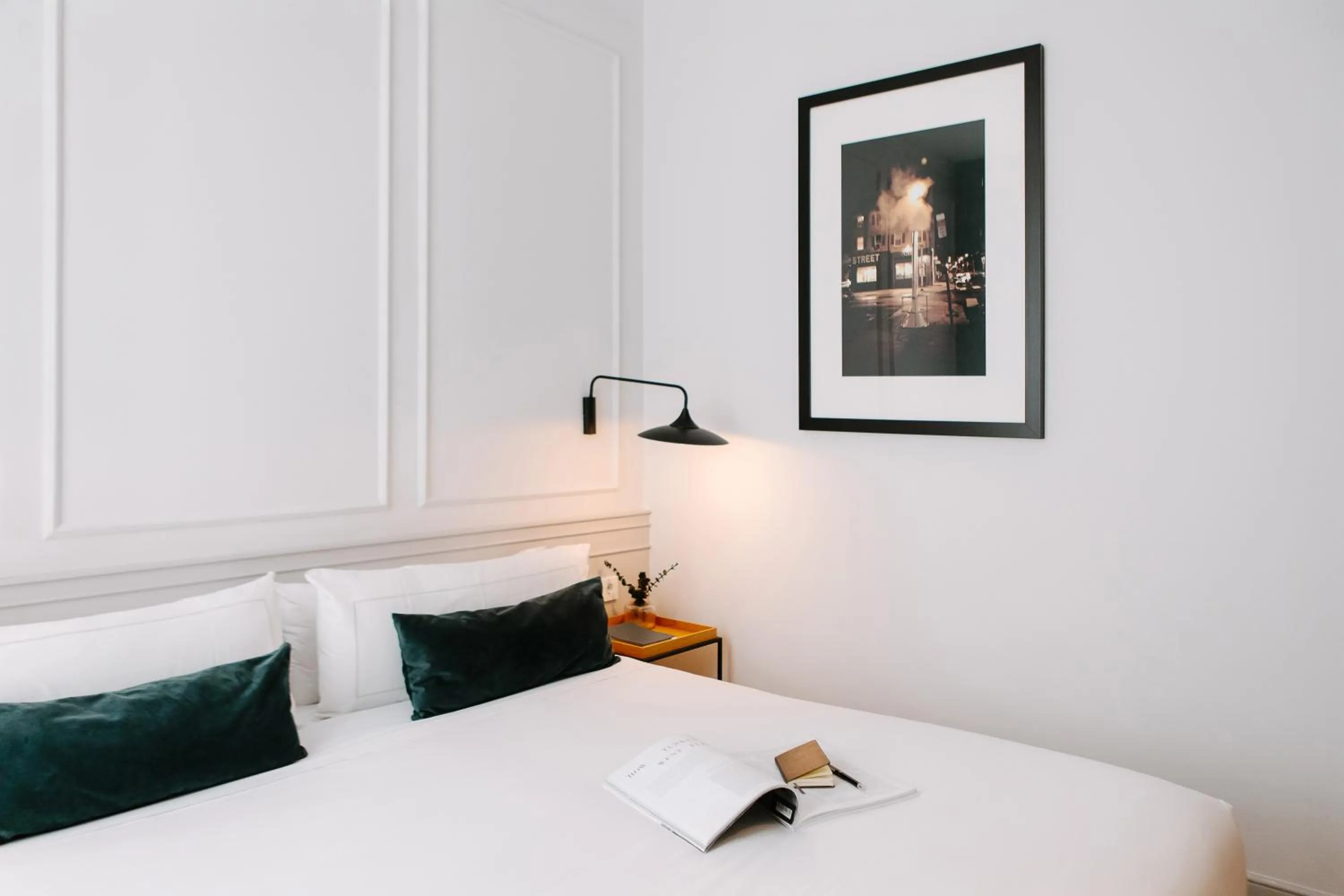 Bedroom, Bed in Room Mate Collection Helen Berger