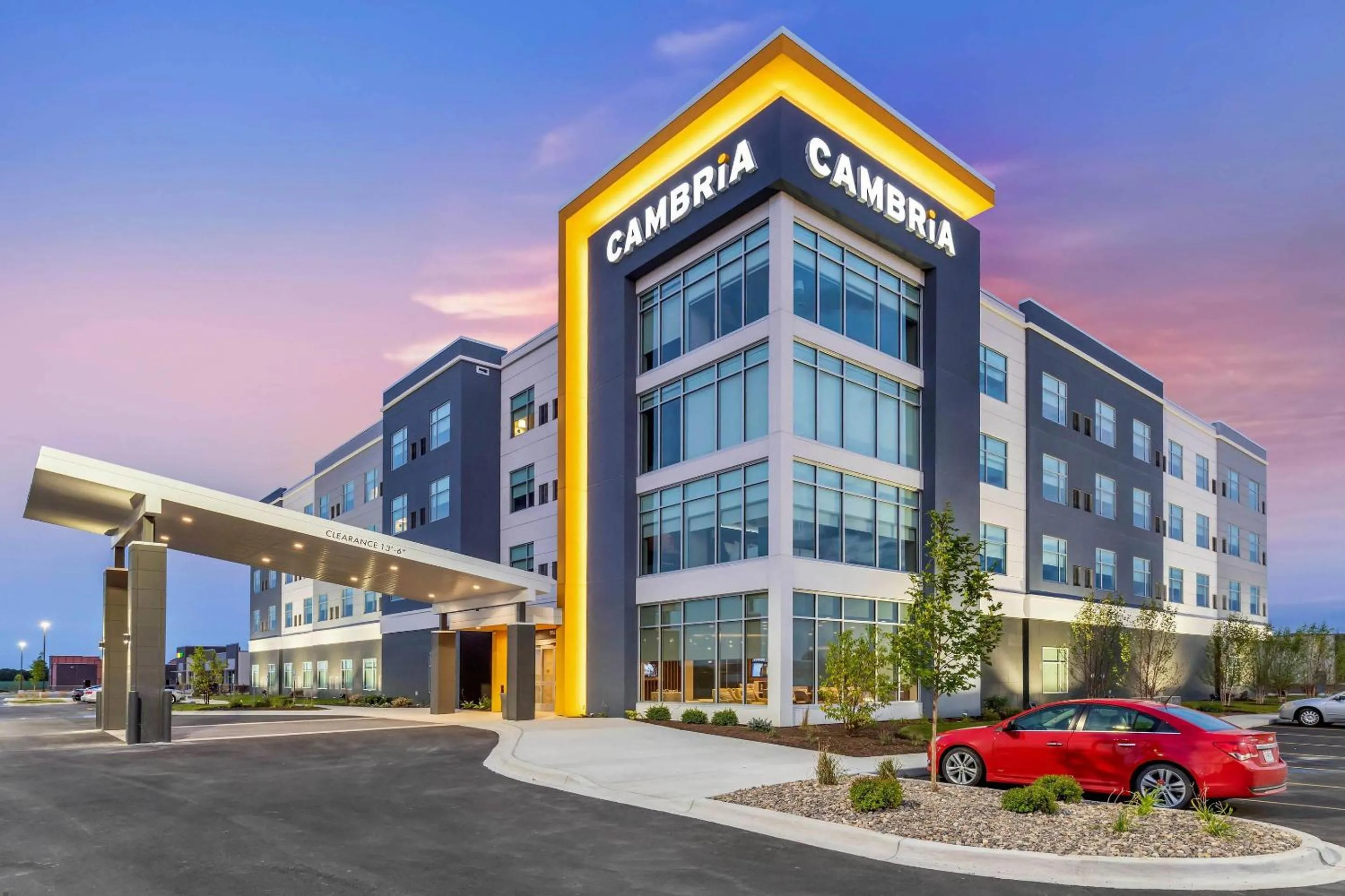 Property building in Cambria Hotel Davenport Quad Cities