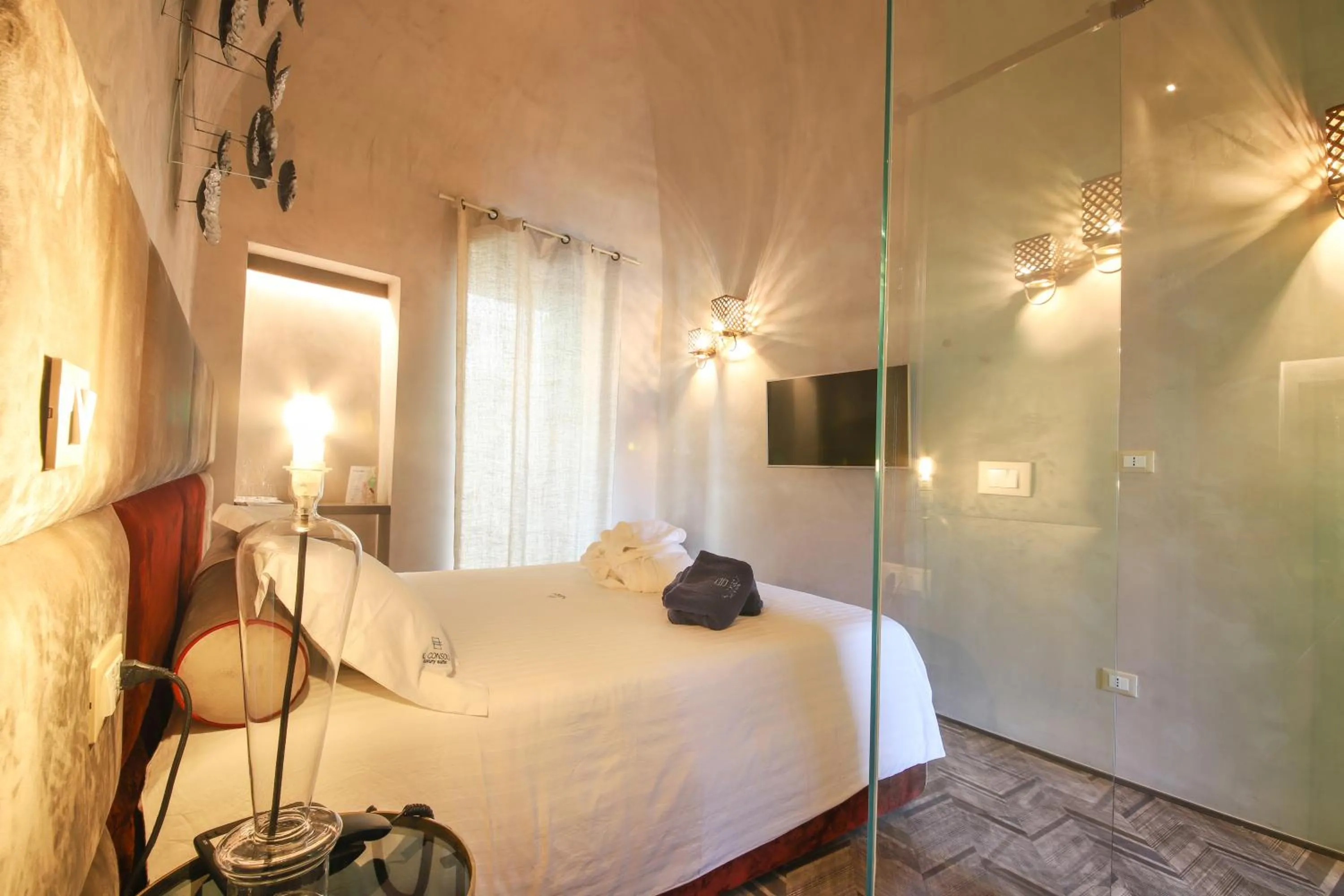 Bed in AL CONSOLE LUXURY SUITE