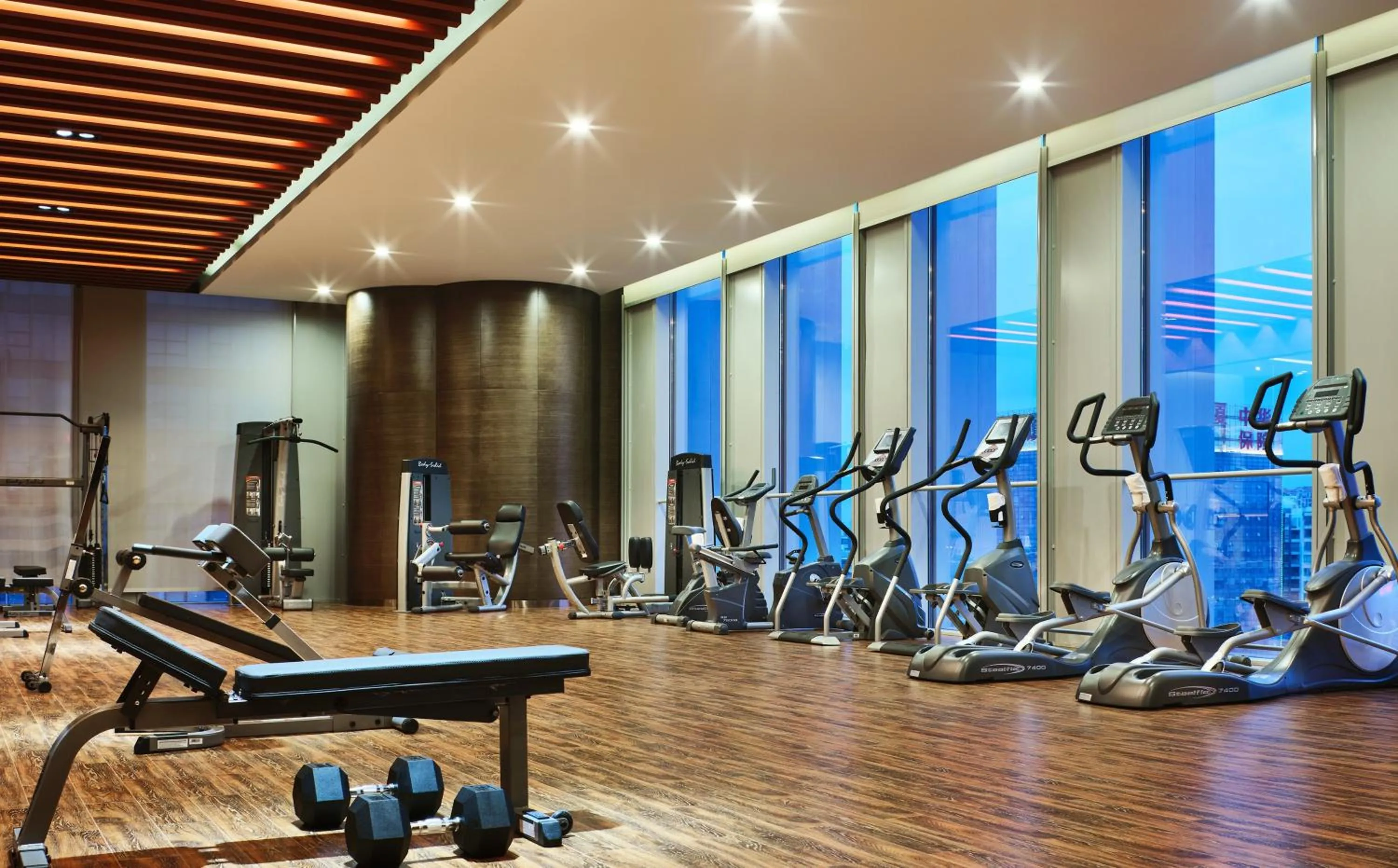 Fitness centre/facilities in Crowne Plaza Nanning City Center by IHG