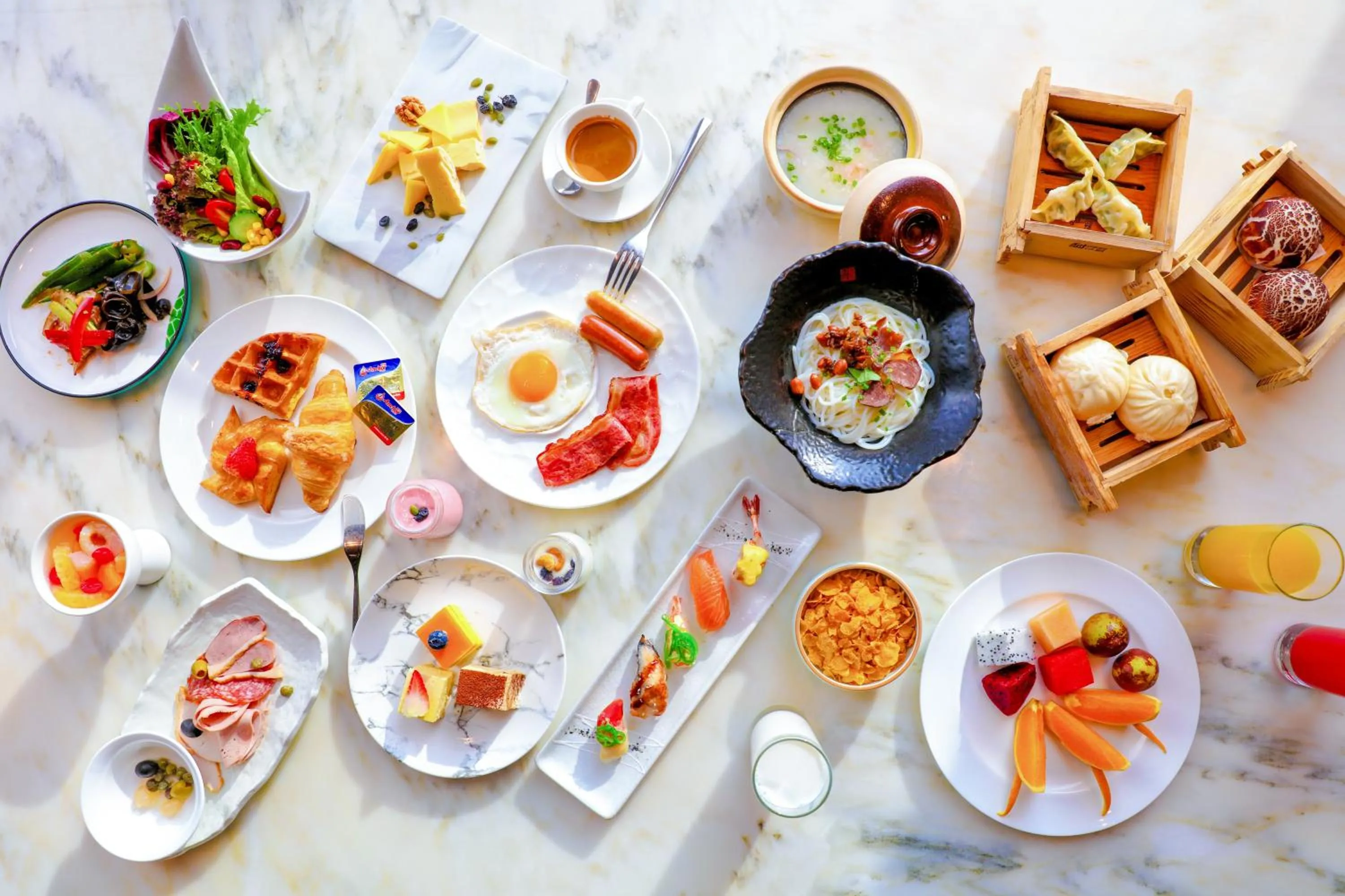 Breakfast in Crowne Plaza Nanning City Center by IHG
