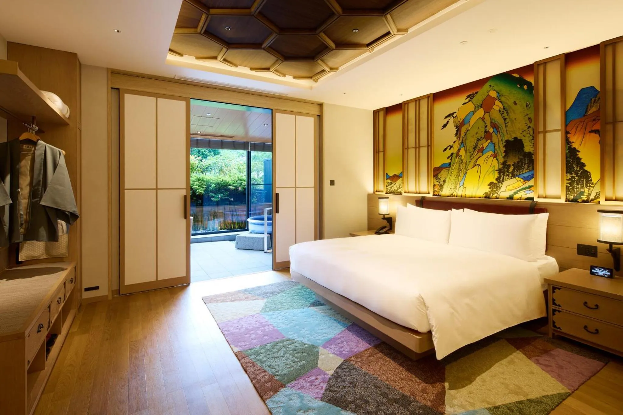 Photo of the whole room, Bed in Hotel Indigo Hakone Gora by IHG