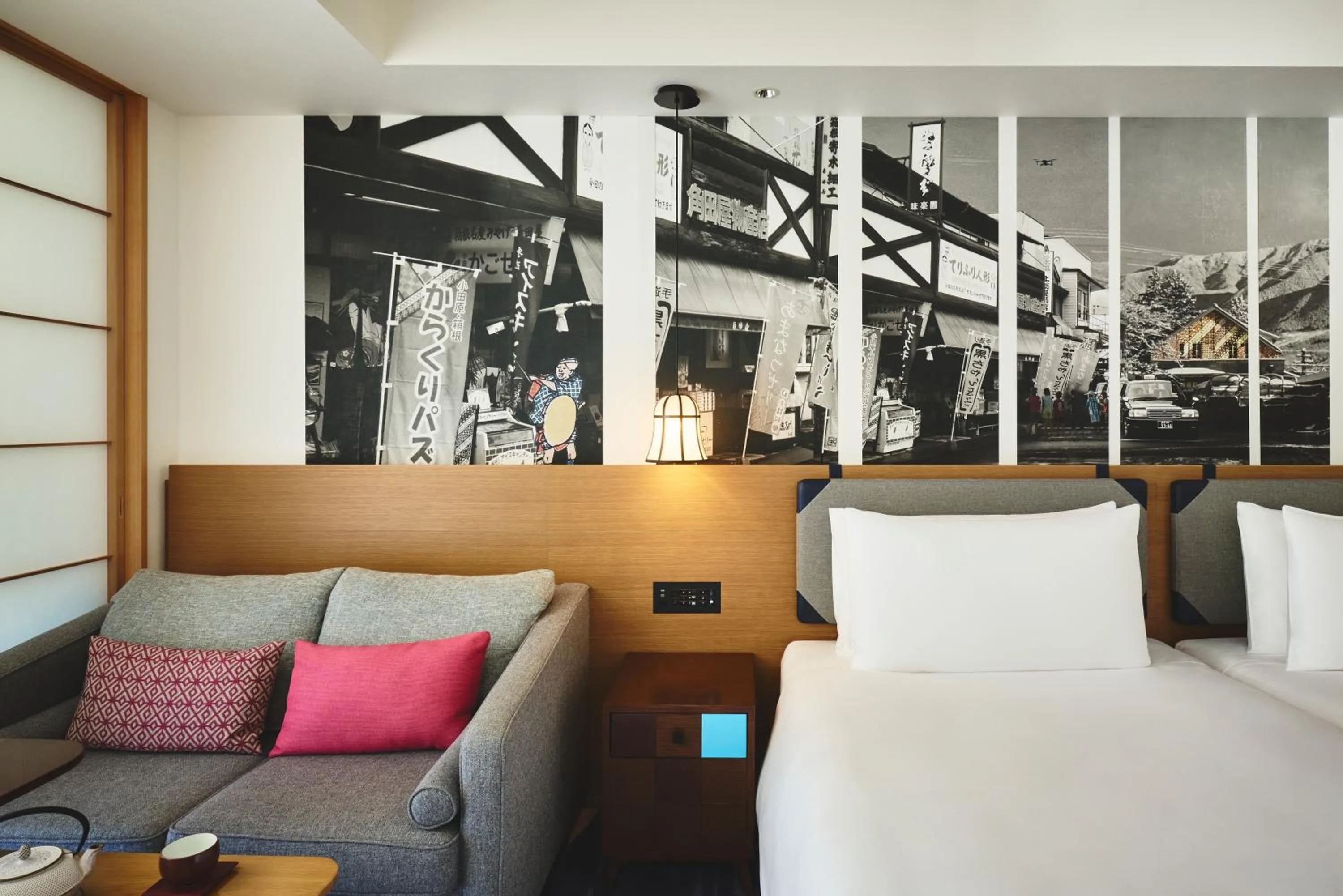 Bed in Hotel Indigo Hakone Gora by IHG