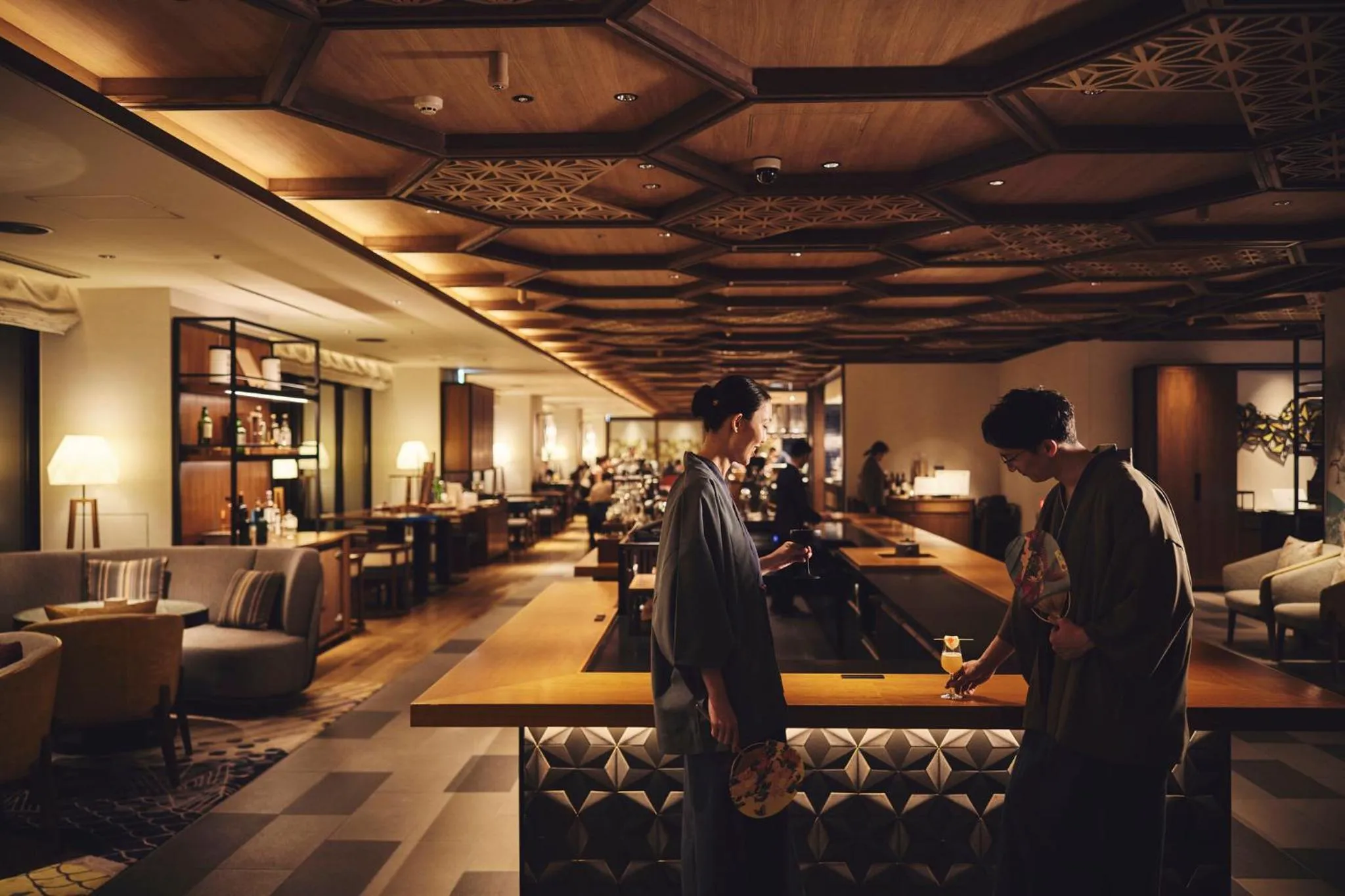 Lounge or bar in Hotel Indigo Hakone Gora by IHG