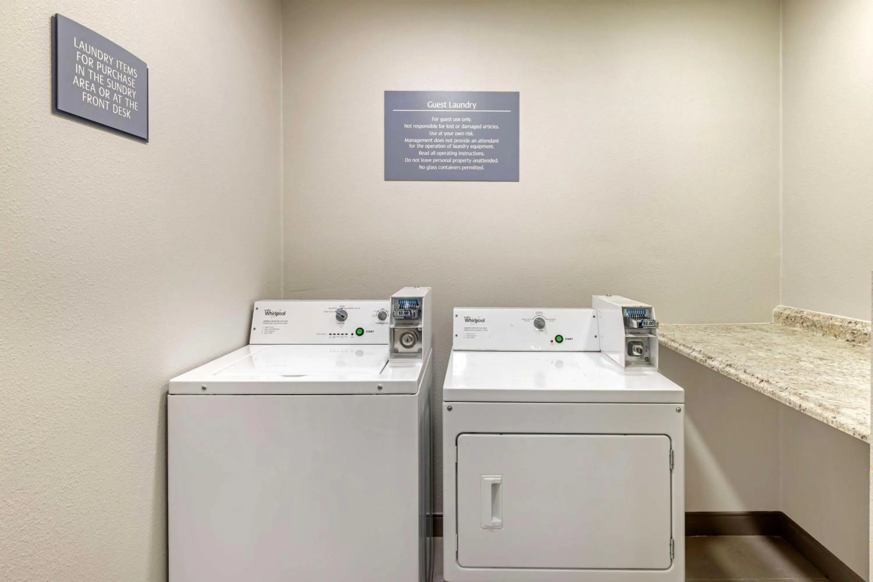laundry in Best Western North Side Inn