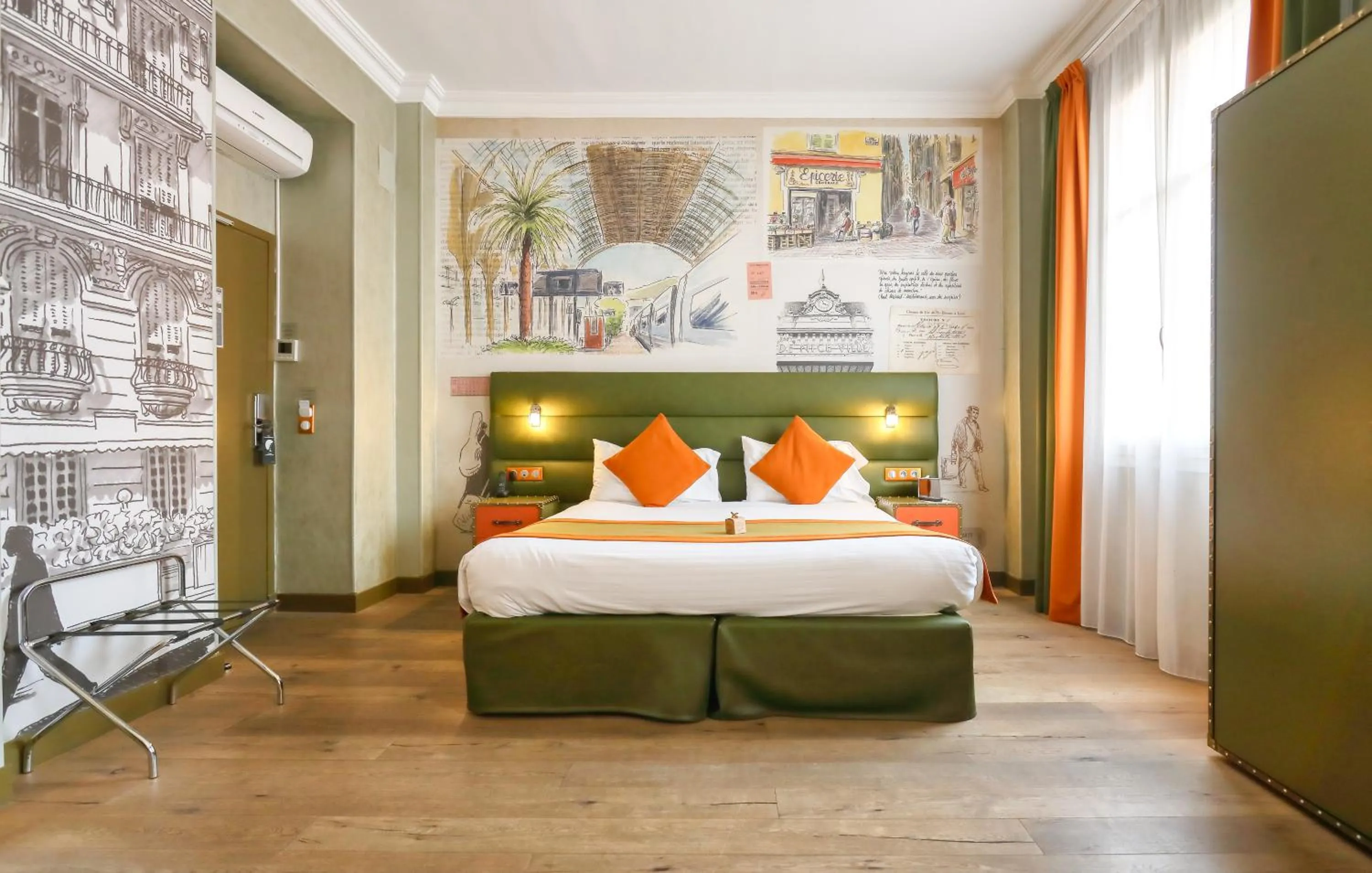 Bedroom, Bed in Nice Excelsior Centre ville by HappyCulture