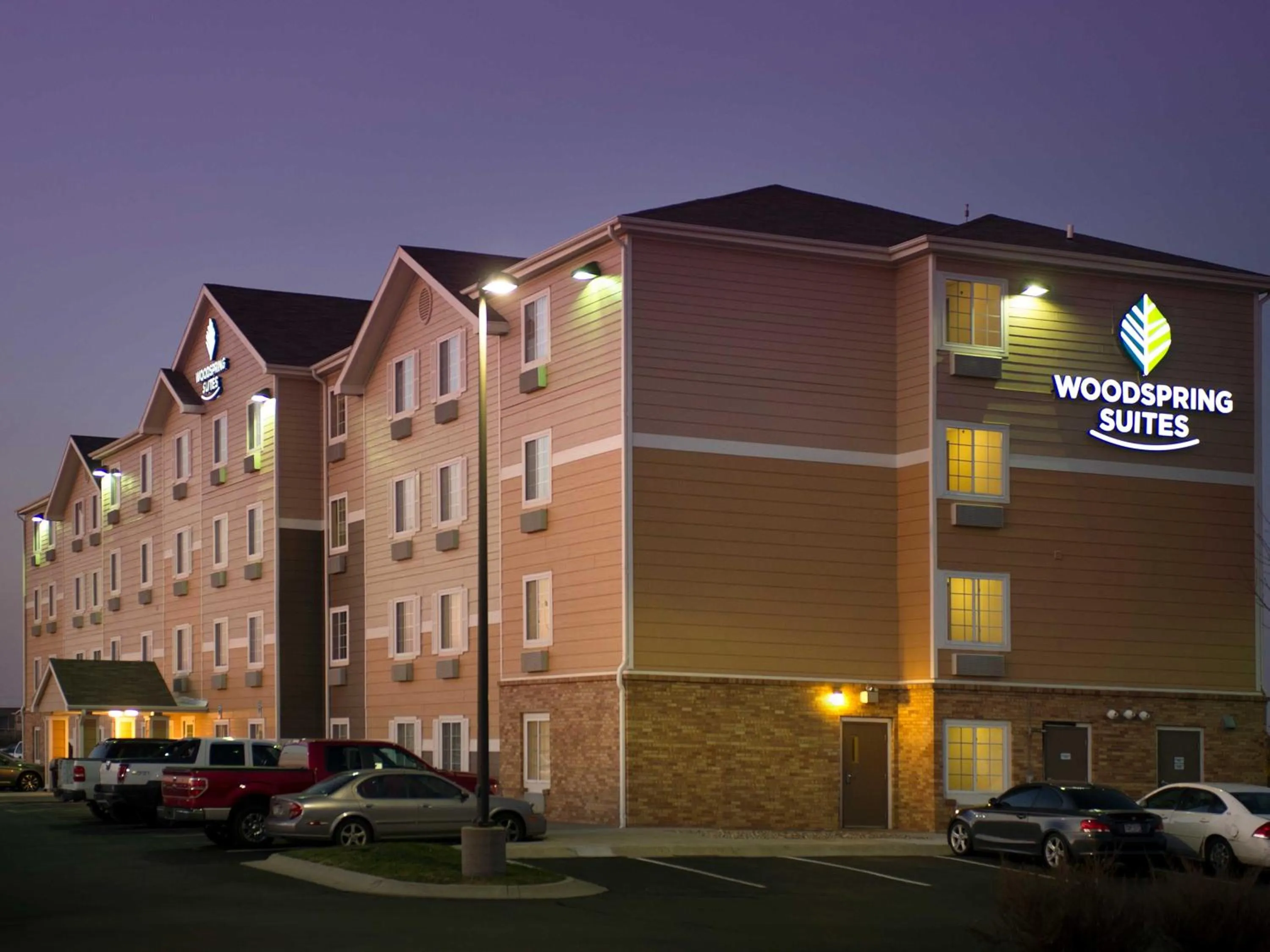 Property building in WoodSpring Suites Lincoln Northeast I-80