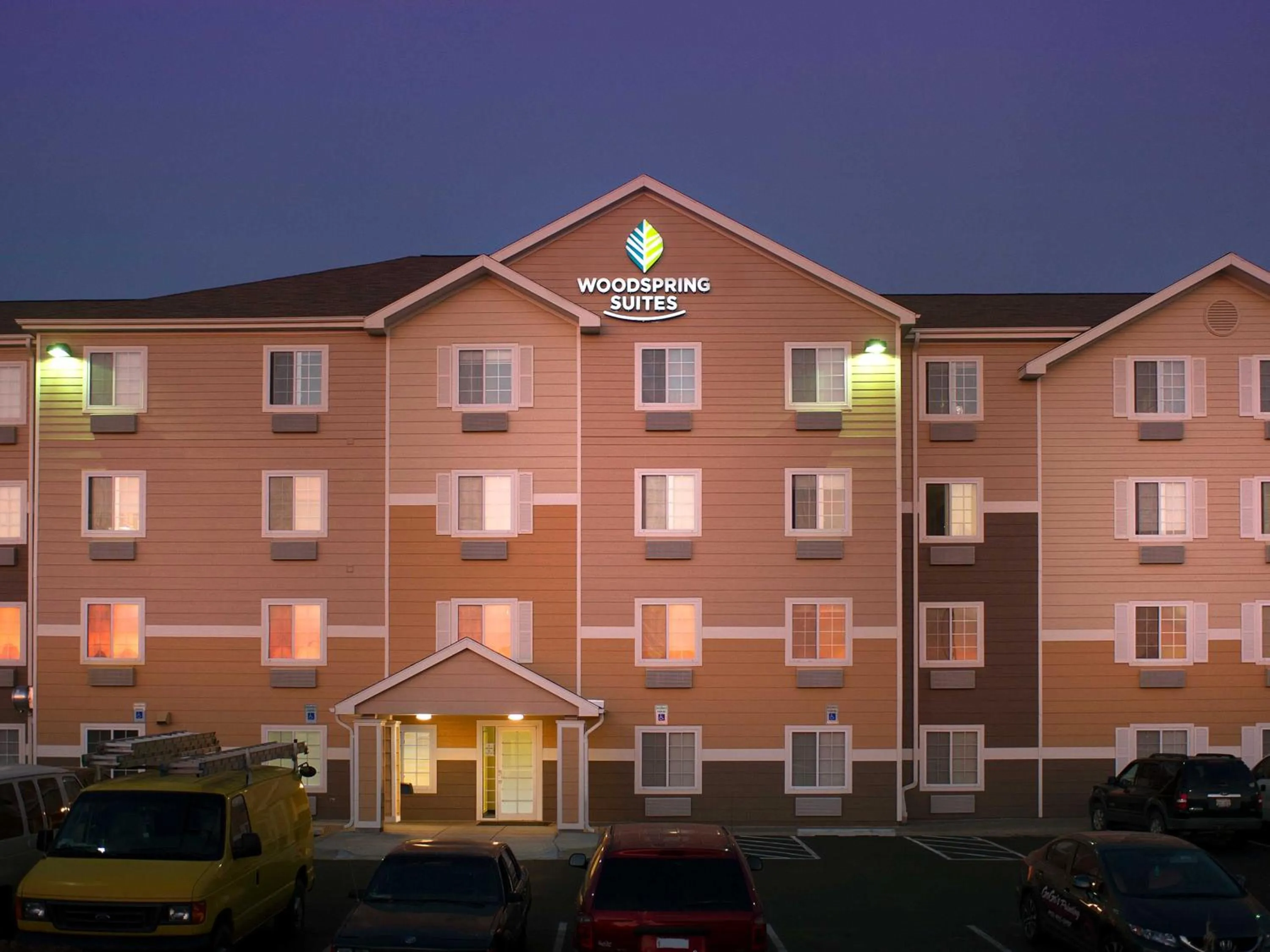 Property building in WoodSpring Suites Lincoln Northeast I-80
