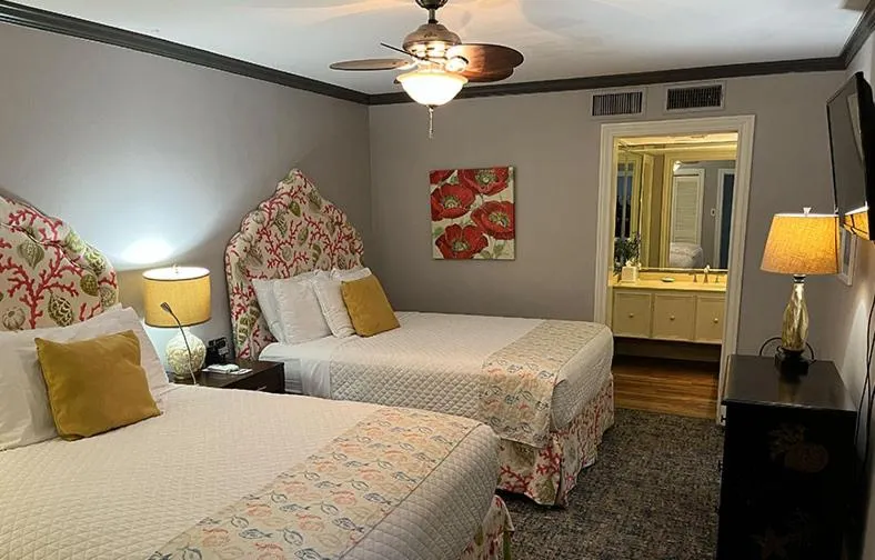 Bed in Gaido's Seaside Inn