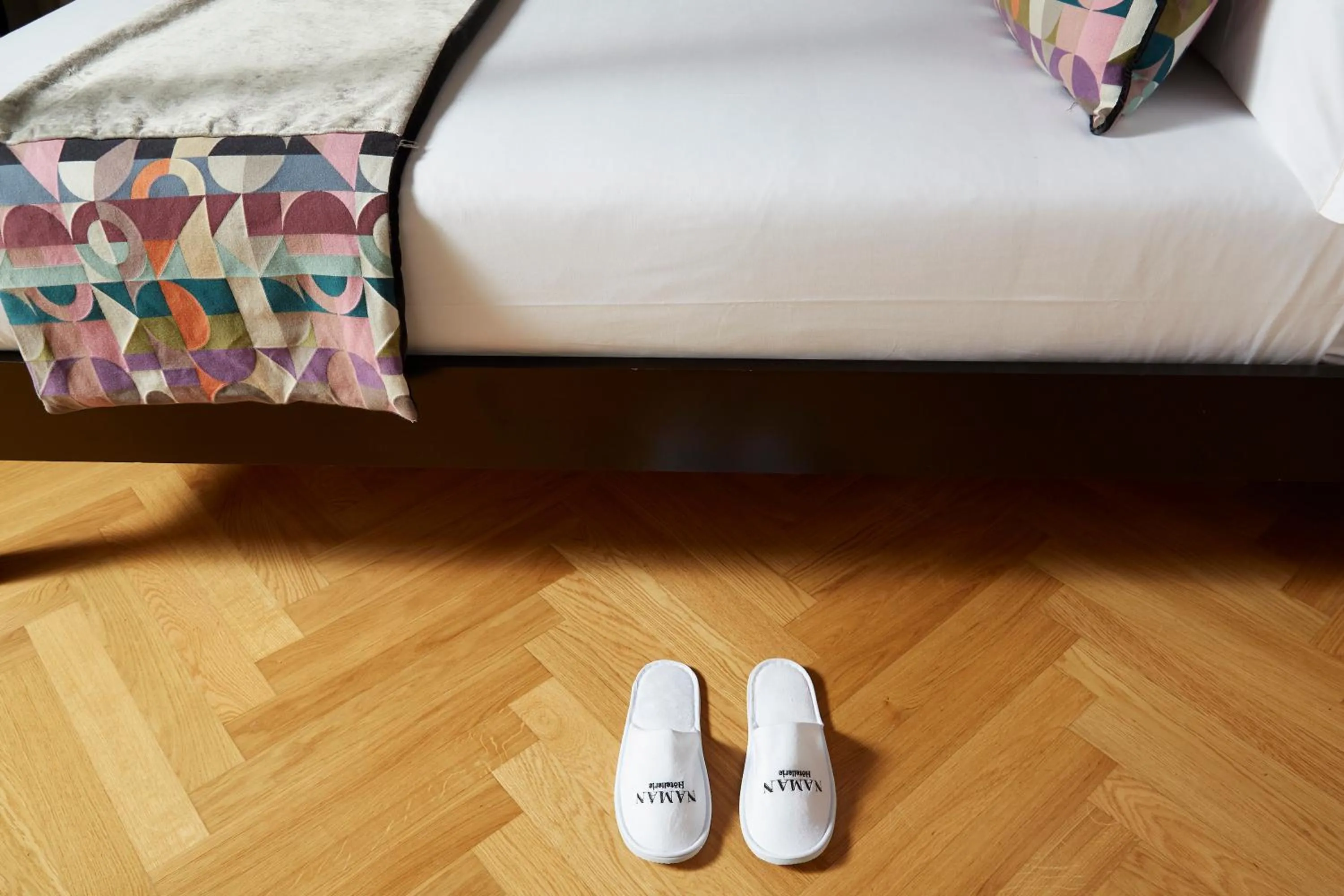 Bedroom, Bed in NAMAN HOTELLERIE - Margutta