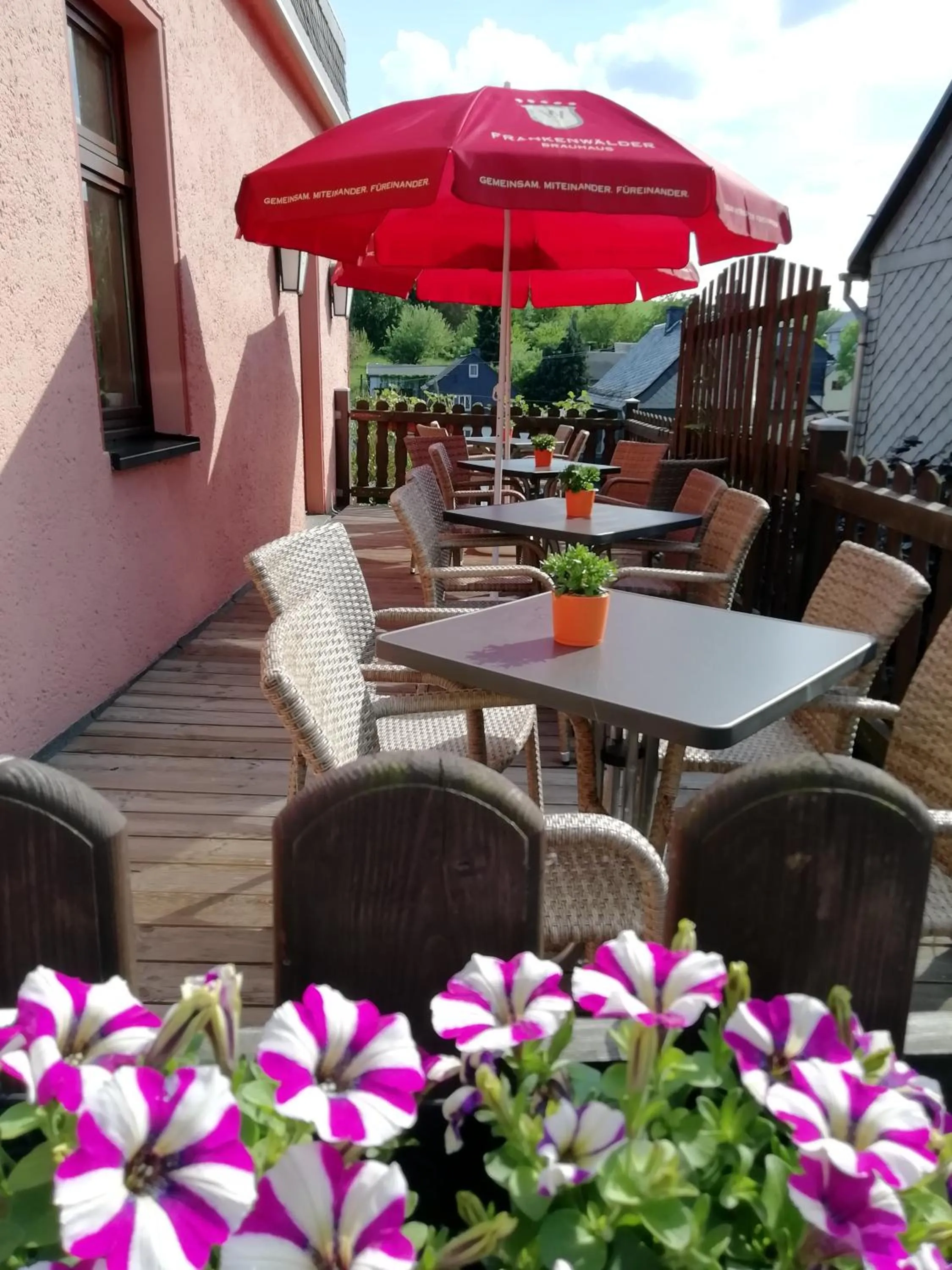 Balcony/Terrace in Gasthaus Goldner Löwe