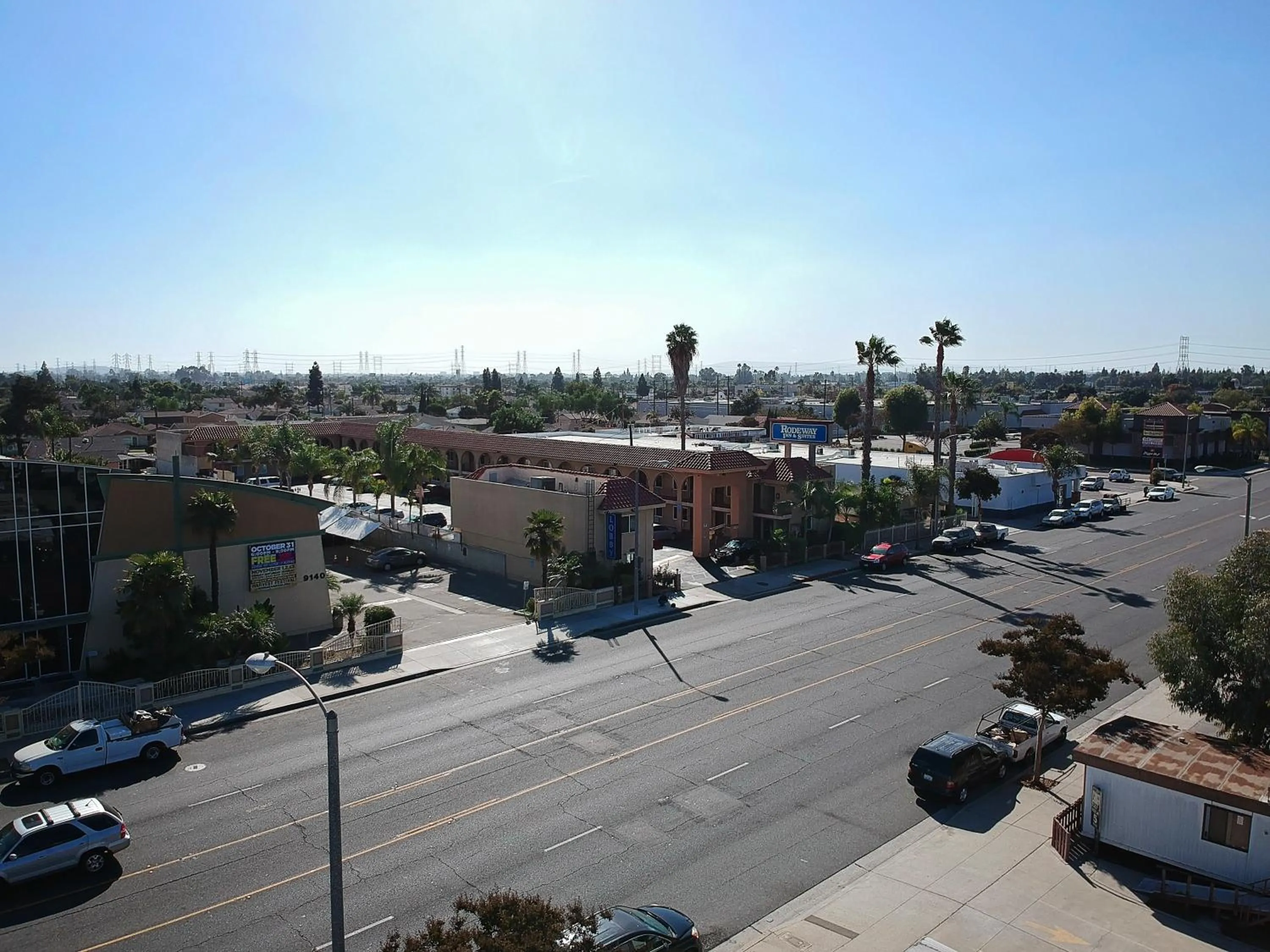 Property building in Rodeway Inn & Suites Bellflower