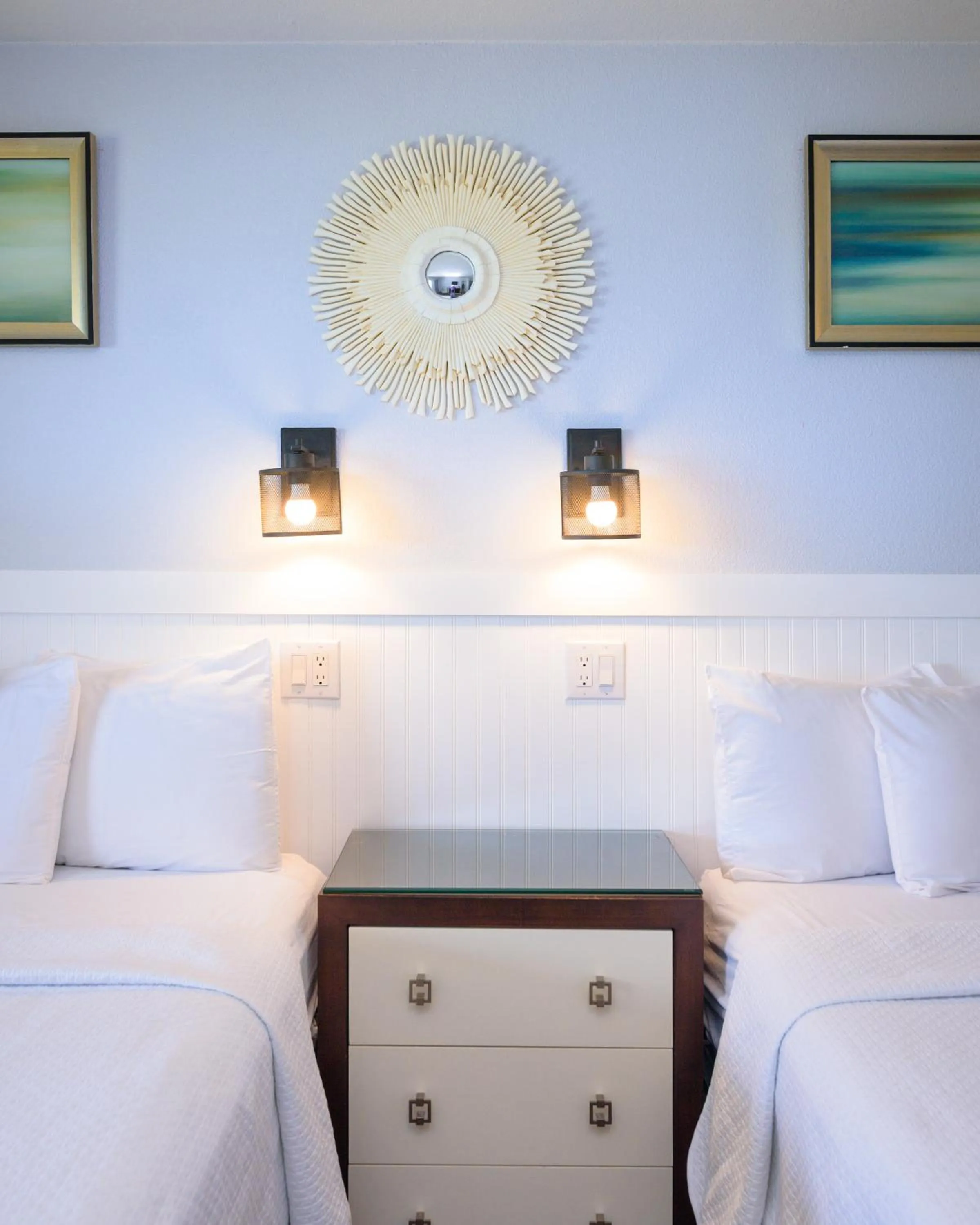 Bed in Outer Banks Motor Lodge