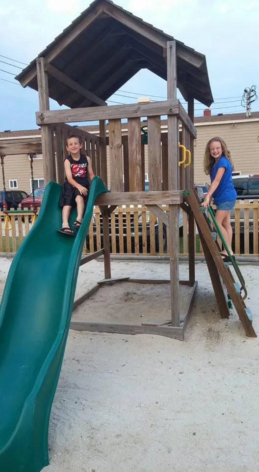 Children play ground in Outer Banks Motor Lodge
