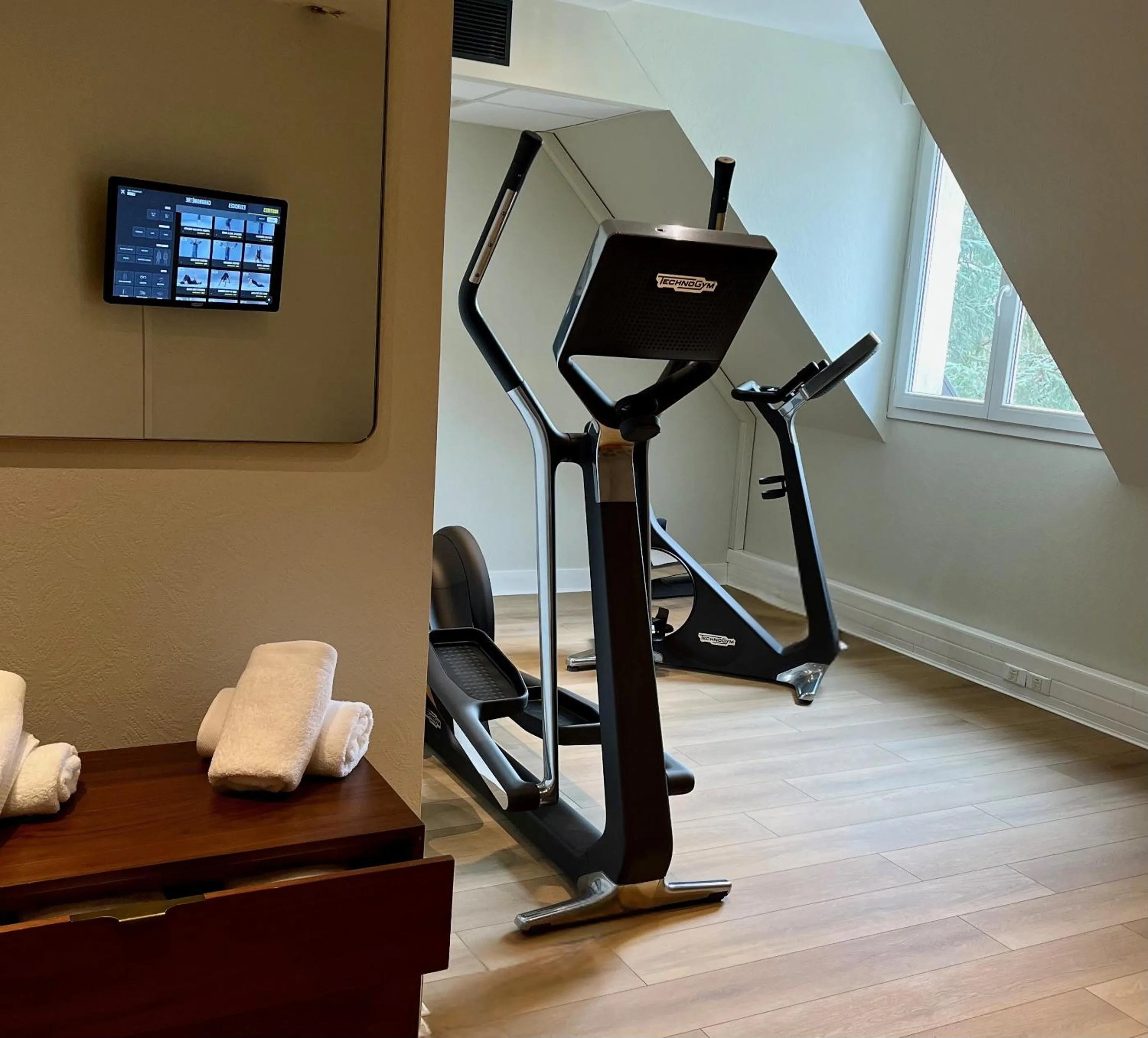Fitness centre/facilities in Le Richebourg Hôtel, Restaurant & Spa
