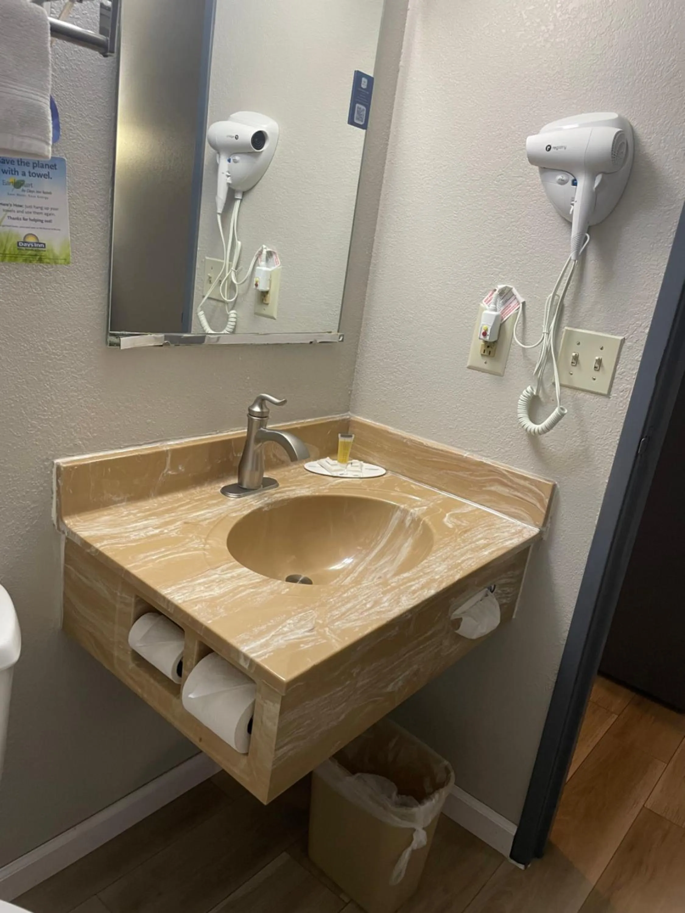 Bathroom in Days Inn by Wyndham Warrensburg