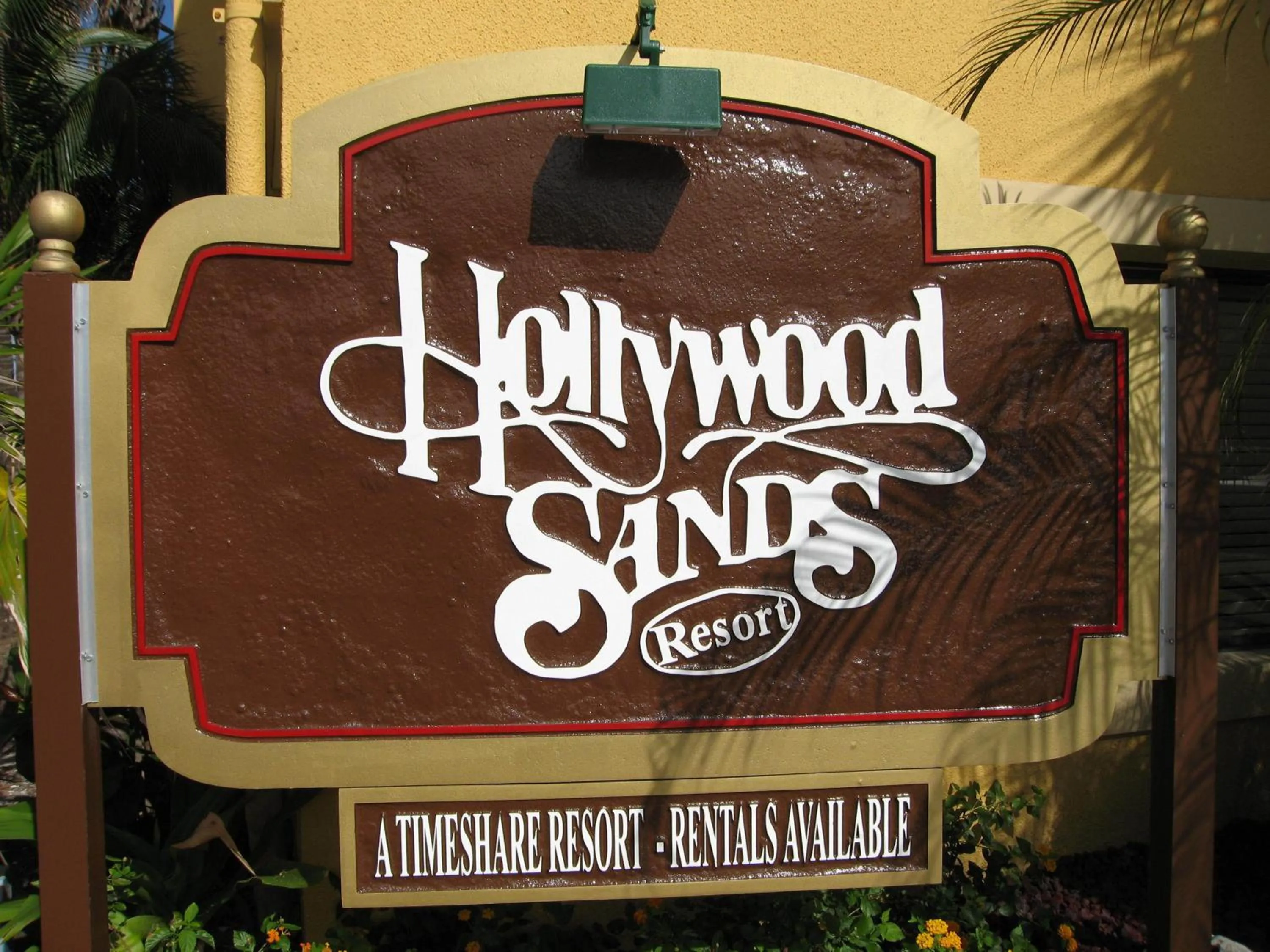 Property logo or sign in Hollywood Sands Resort
