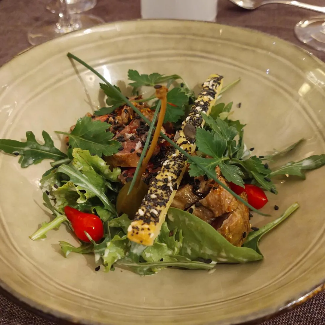 Food and drinks in Hôtel Restaurant Le Kastelberg, The Originals Boutique