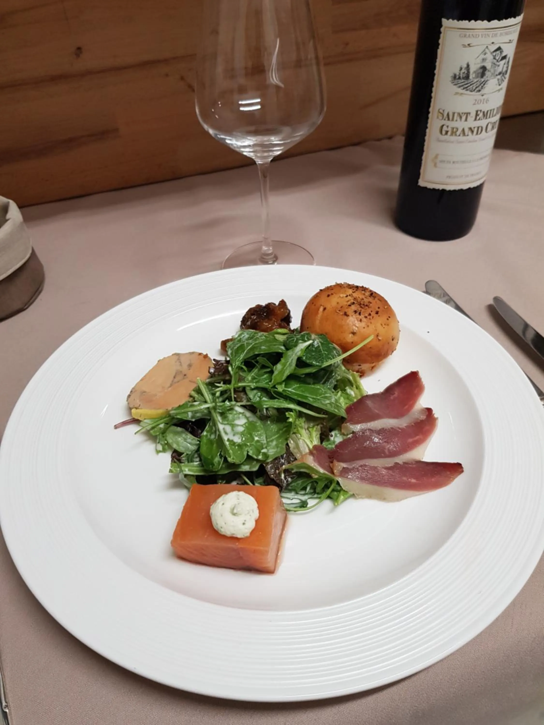 Food close-up in Hôtel Restaurant Le Kastelberg, The Originals Boutique