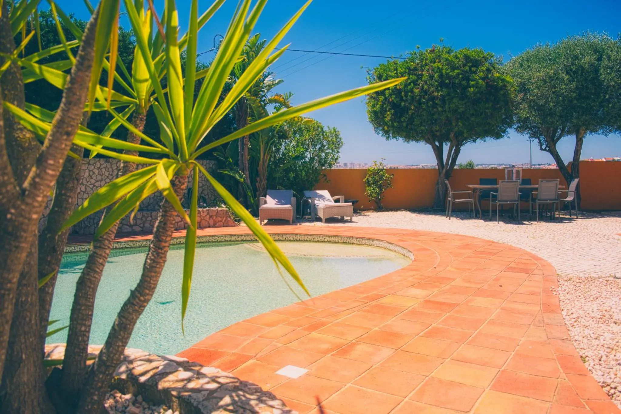 Garden in Moonshine Guest House with private studios and private cottage