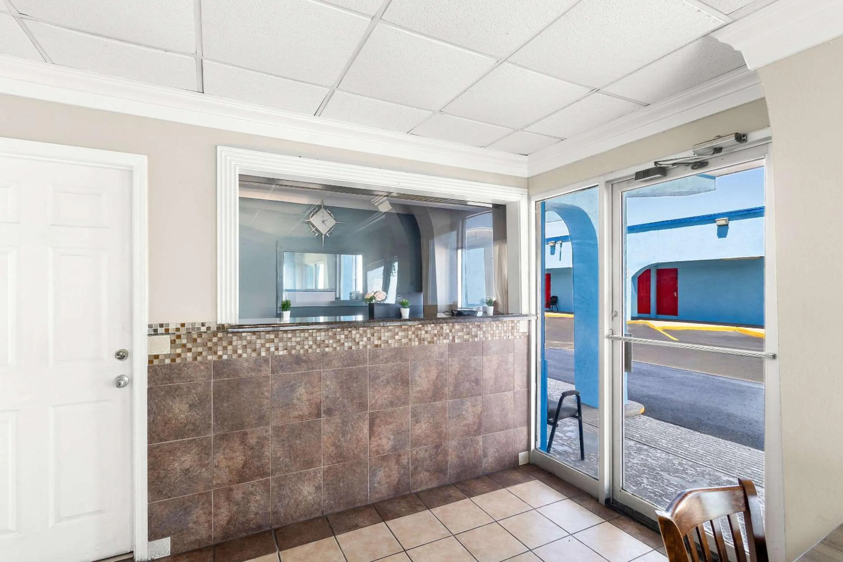 Lobby or reception, Bed in Econo Lodge Galveston Seawall