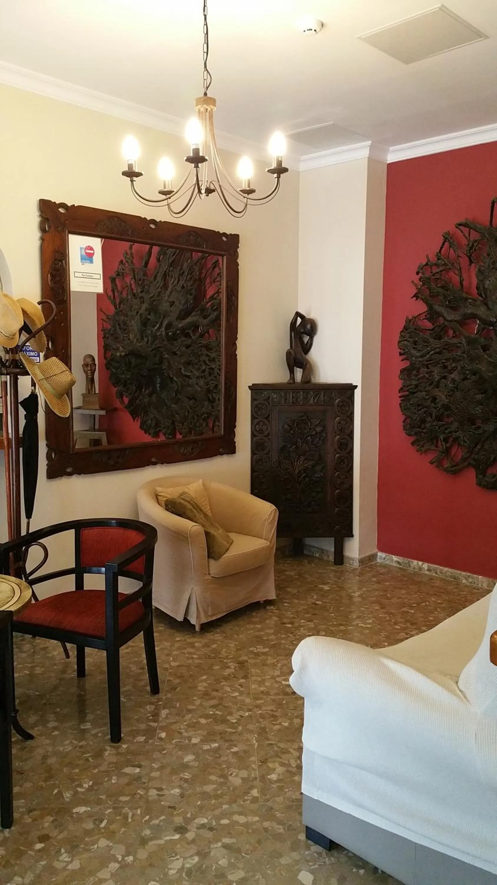 Lobby or reception, Bed in Sotel Valle Guadiaro