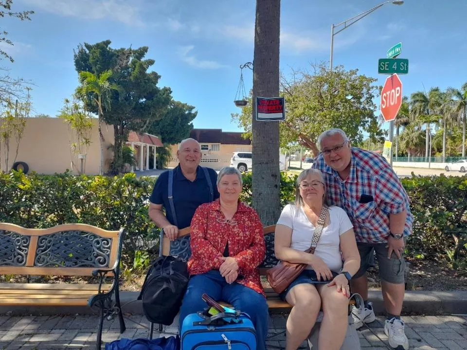 Patio in Super 8 Motel by Wyndham near Fort Lauderdale Arpt