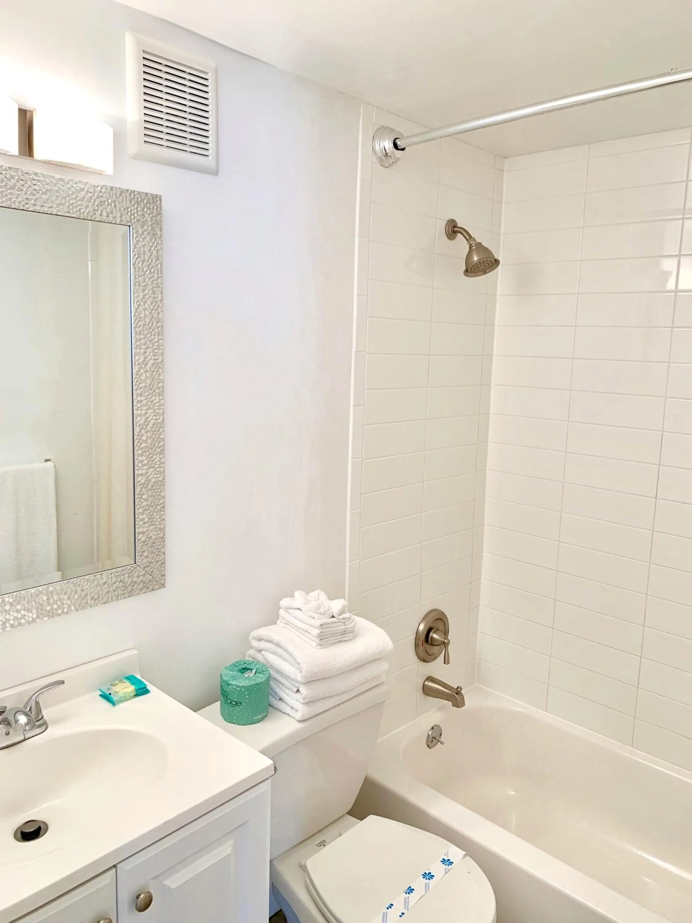 Shower in White Caps Motel