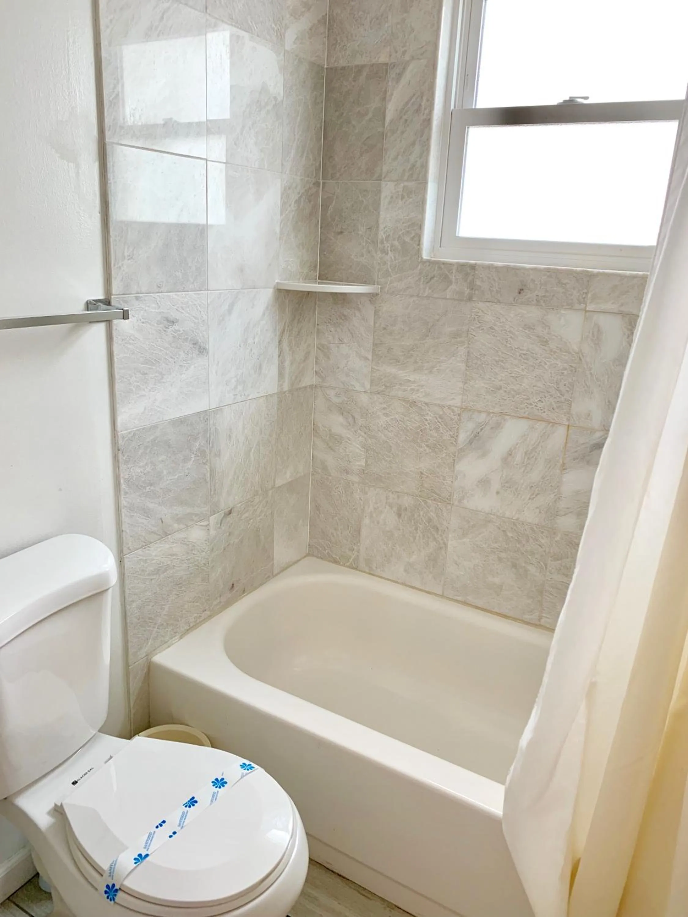 Shower in White Caps Motel