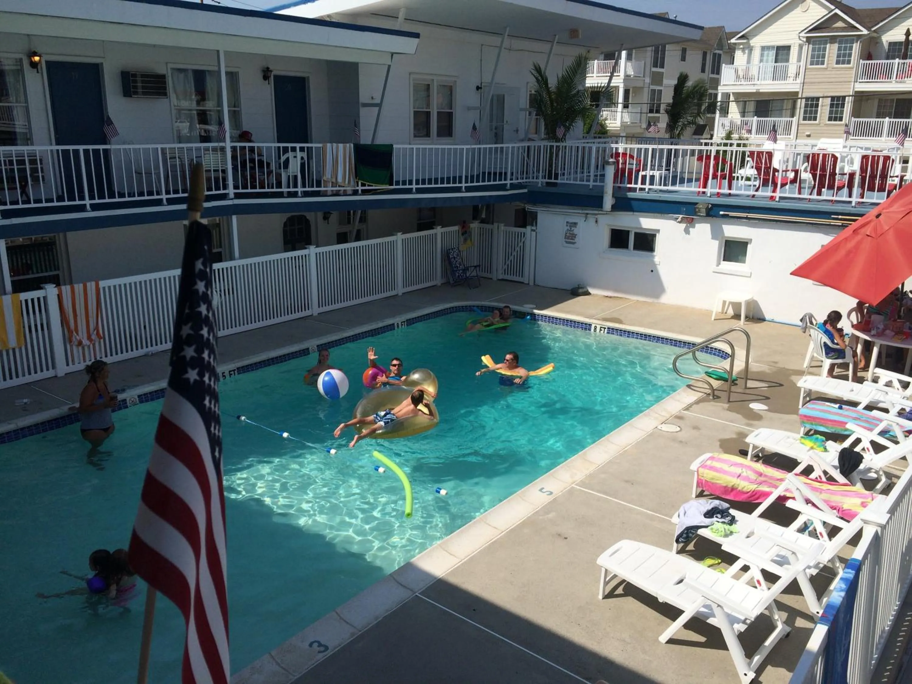 Property building in White Caps Motel