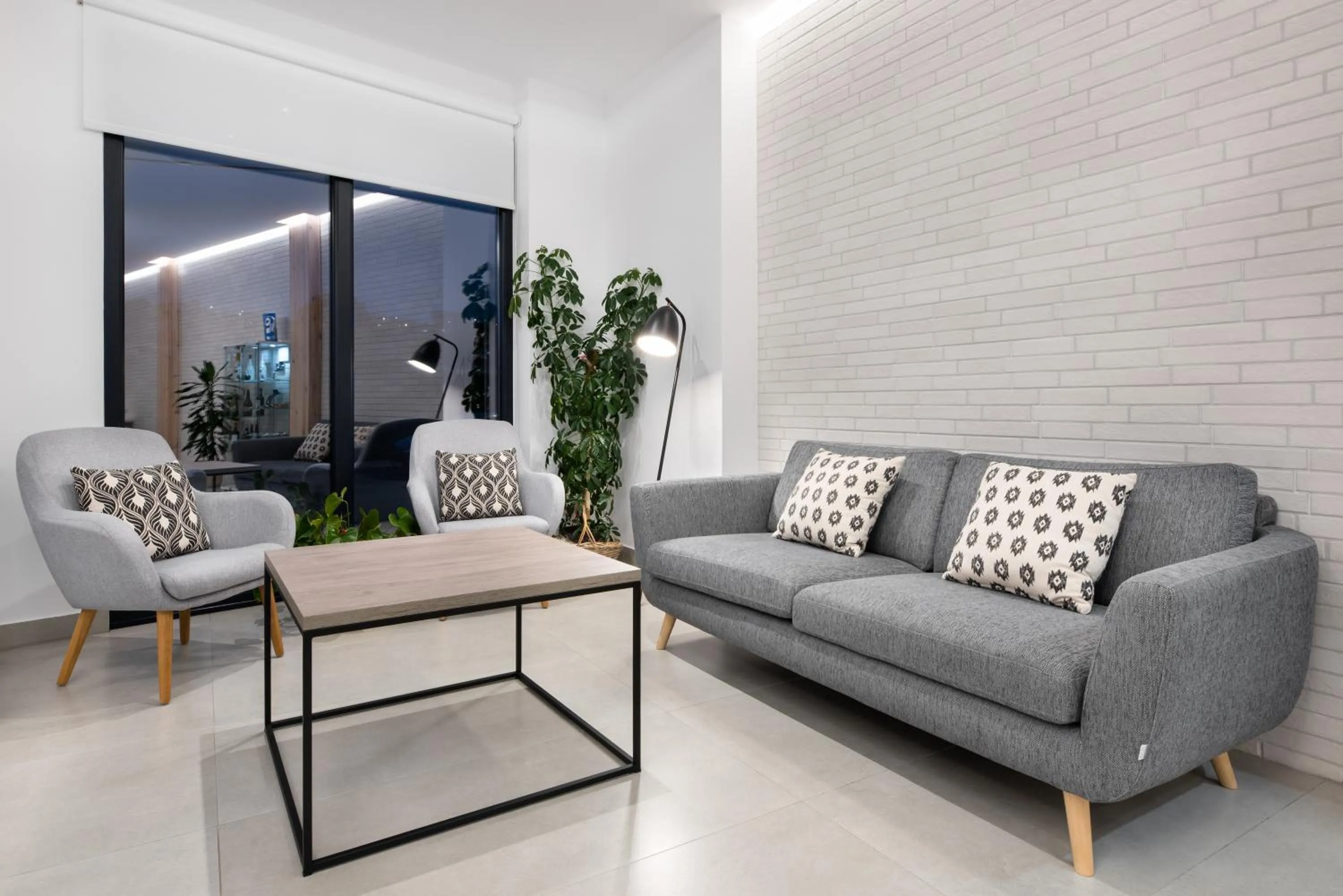 Living room in Hotel Costa da Morte