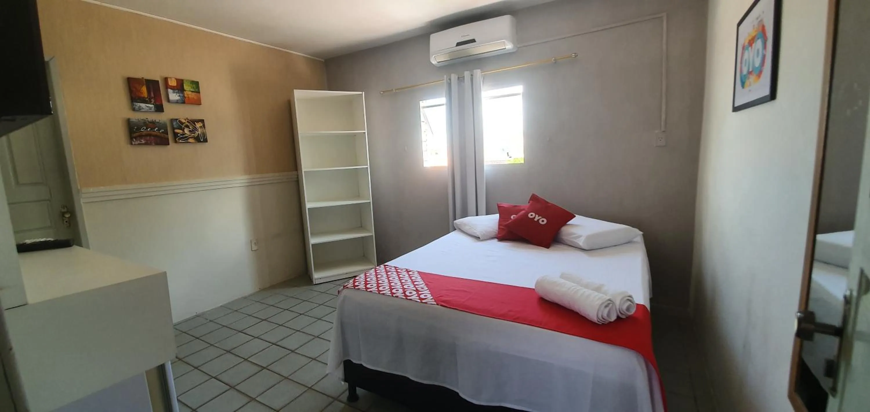 Bed in Hotel Pousada Mar Azul